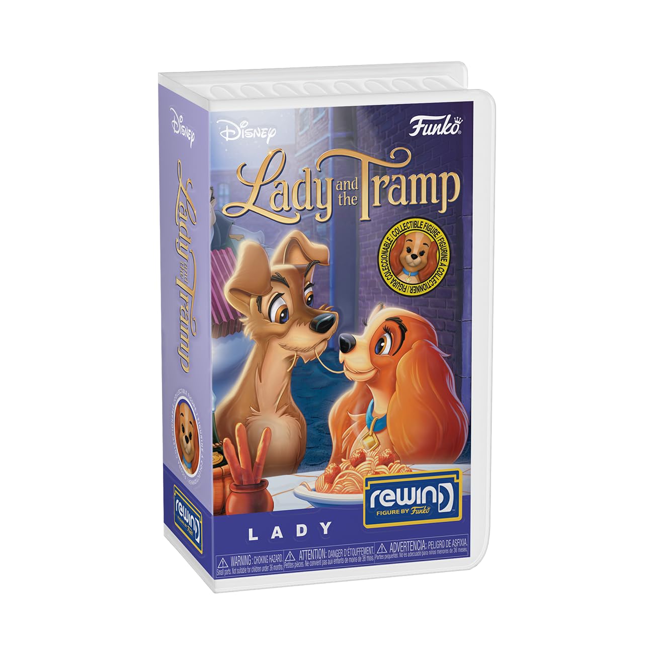 Funko Rewind: Lady and The Tramp - Lady with Chase (Styles May Vary), Multicolor, 5.85 inches
