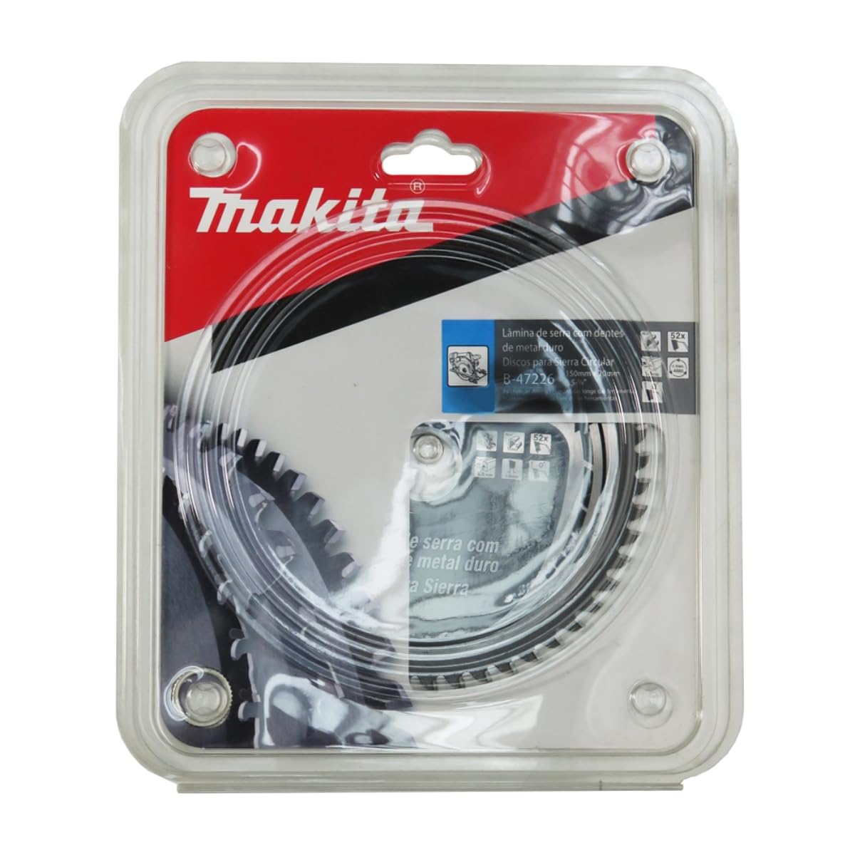 Makita Multi-Colour B-47064 Specialized Blade For Cordless Saws 150X20x52t