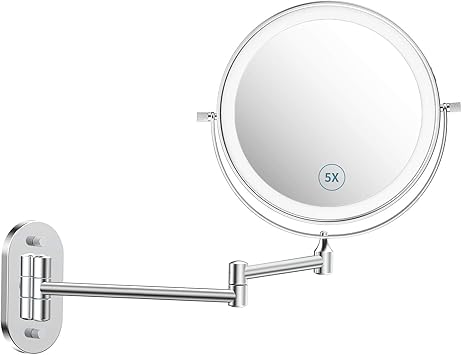 8" Wall Mounted Makeup Mirror