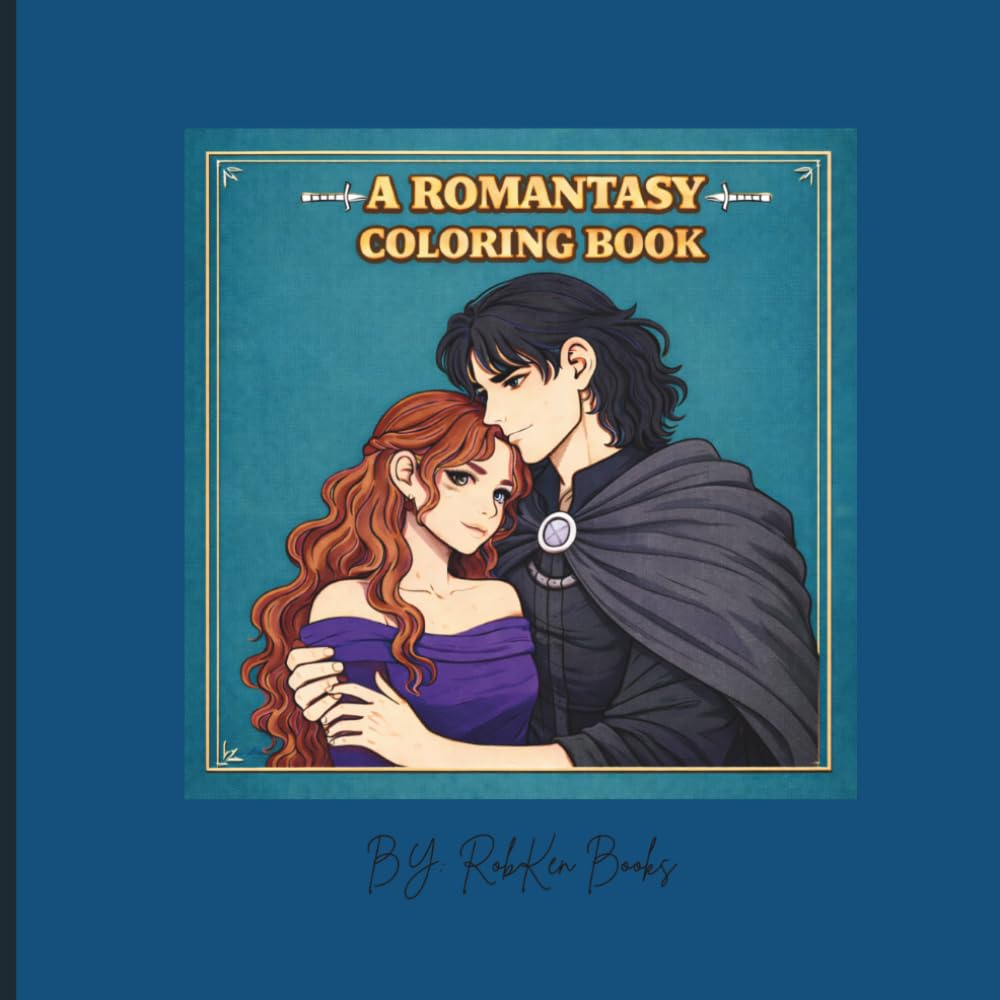 A Romantasy Coloring Book