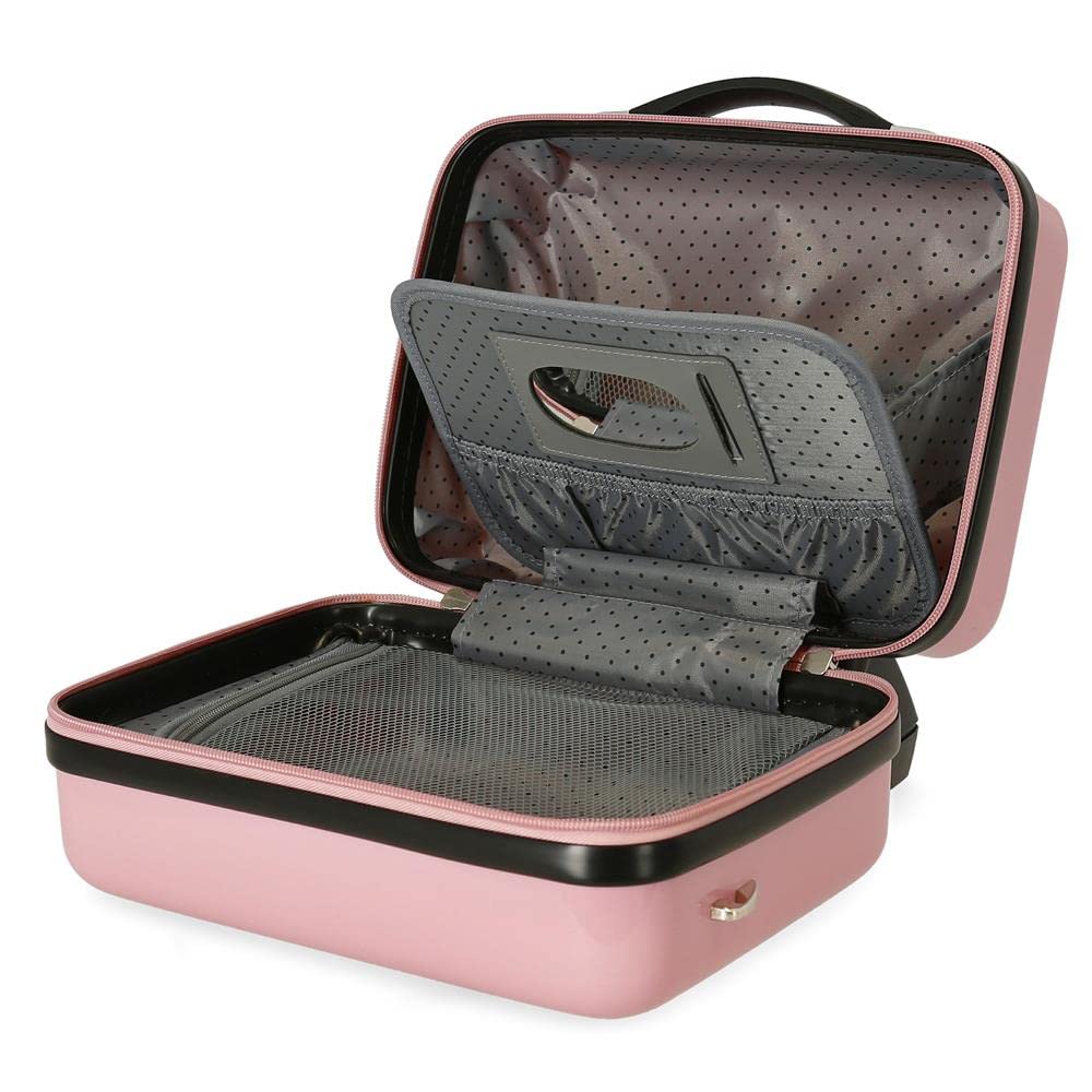 Disney Joumma Mickey Outline, Valigia Cabina, Realizzata in ABS, un materiale resistente e leggero, quattro ruote doppie di rotazione multidirezionale, chiusura a combinazione laterale. Joumma Bags