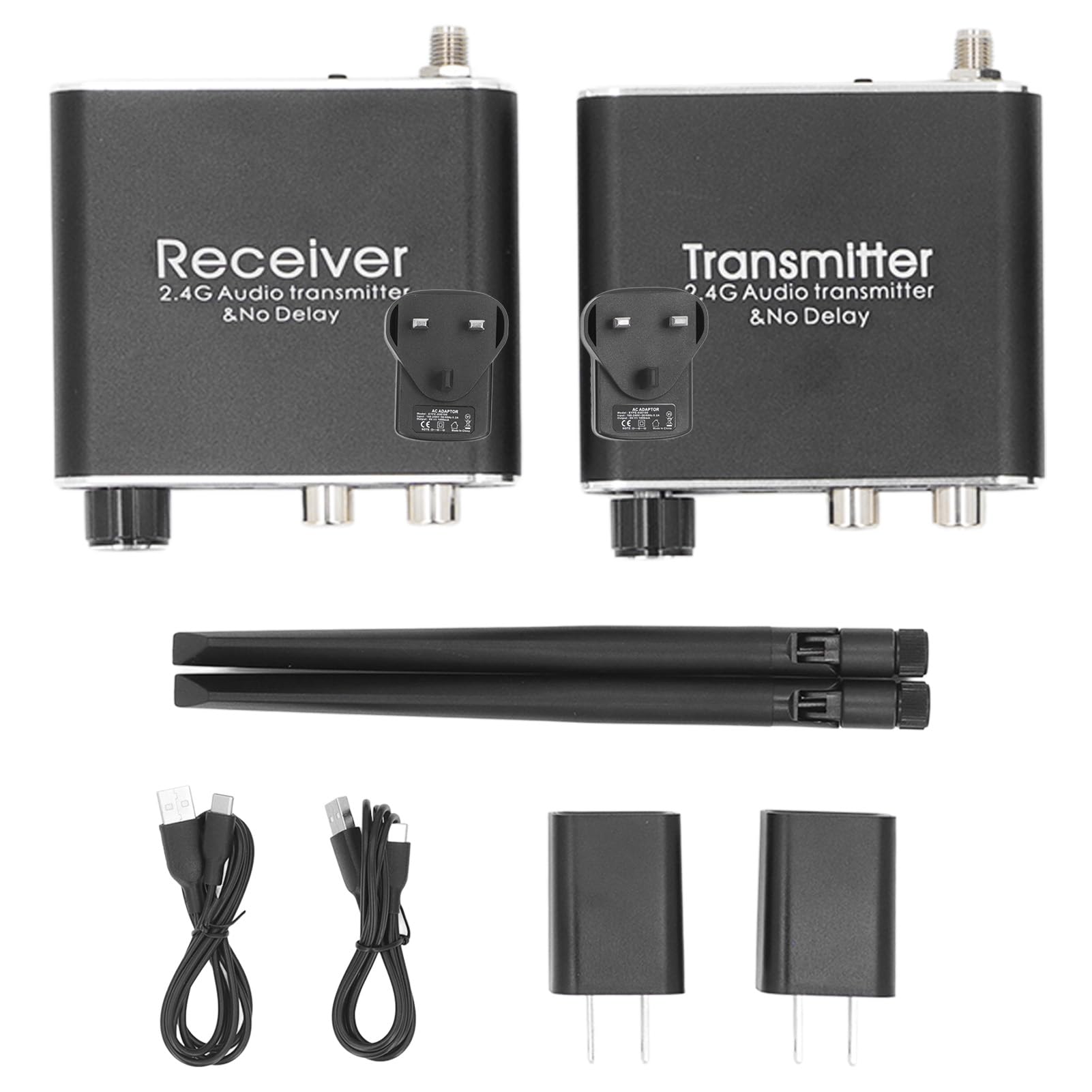 2.4G Audio Transmitter Receiver, Long Range HD Sound Bidirectional