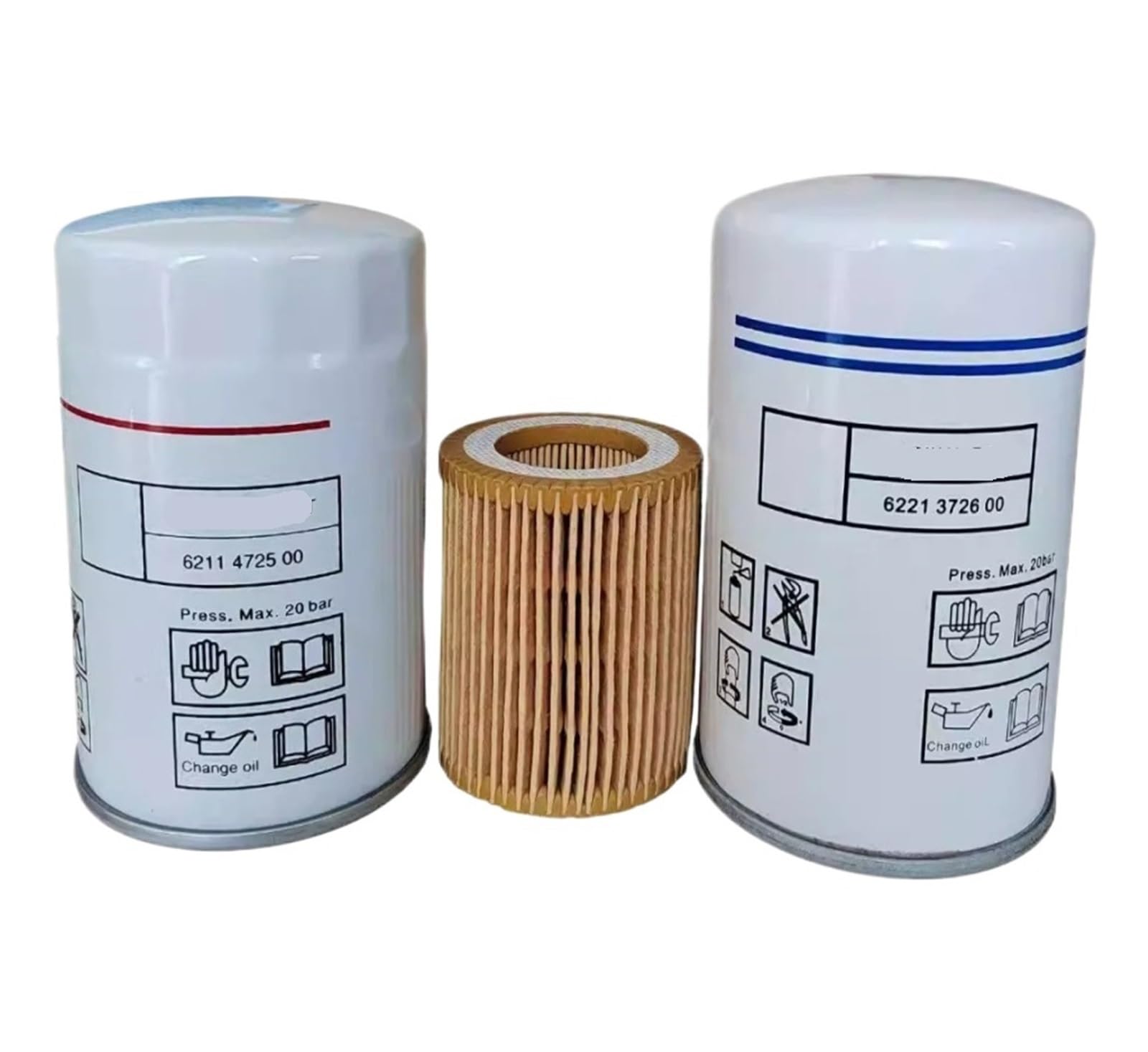 Kkhcmzpi One Color 1Pcs 6221372650 6211473750 6211472600 Filter For Air Compressor