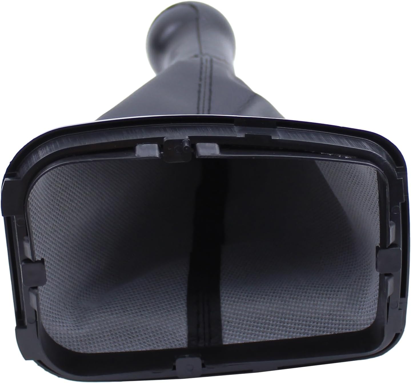 ApplianPar 5 Speed Gear Shift Knob Stick Shifter Lever Head with Gaitor Boot Cover for VW Bora Golf Jetta MK4 GTI R32 1999-2005