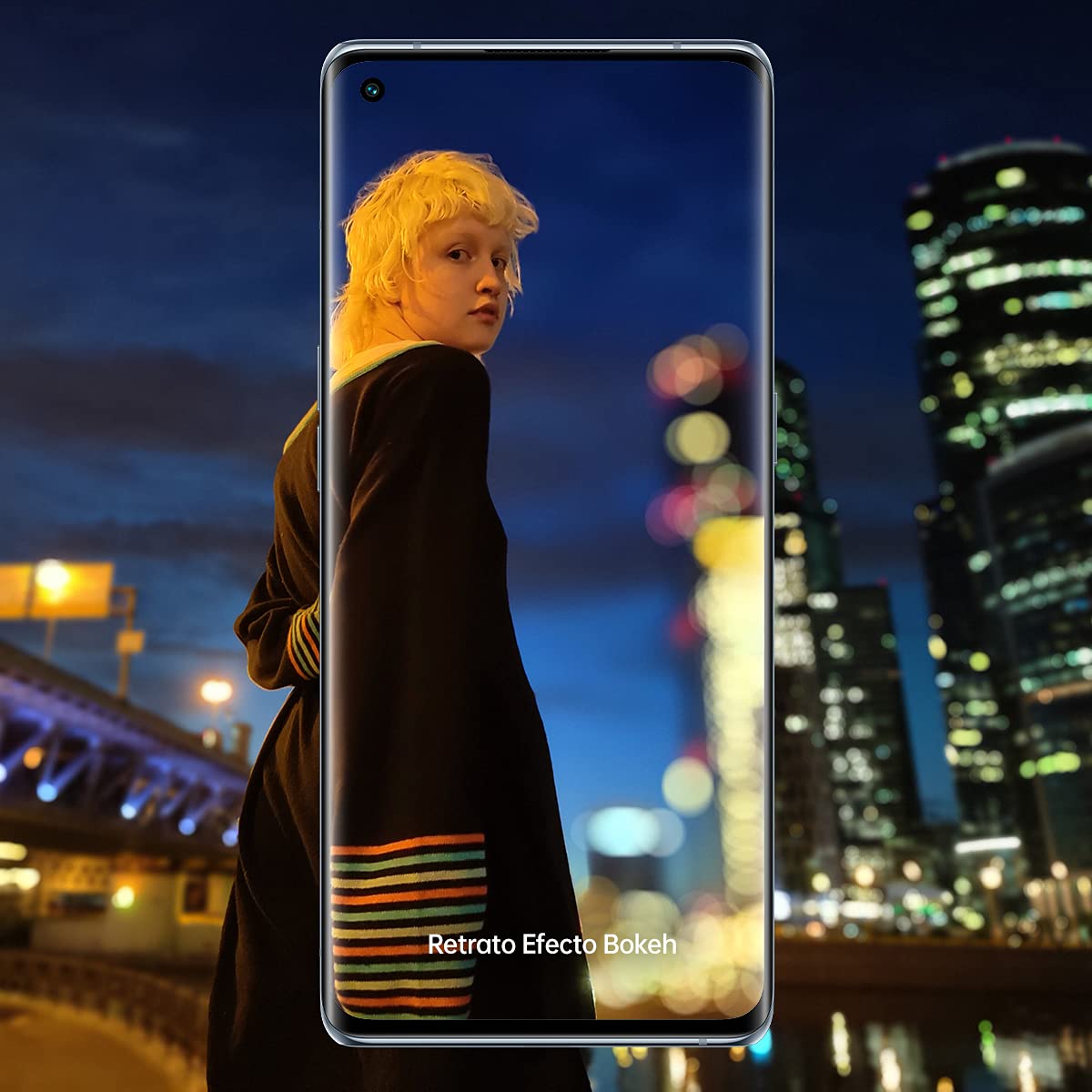 OPPO Reno 6 Pro 5G bezpłatny telefon komórkowy, 12 GB+256GB, aparat 50+16+13+2 MP, smartfon z systemem Android, bateria 4500mAh, szybkie ładowanie 65 W, Dual SIM - srebrny