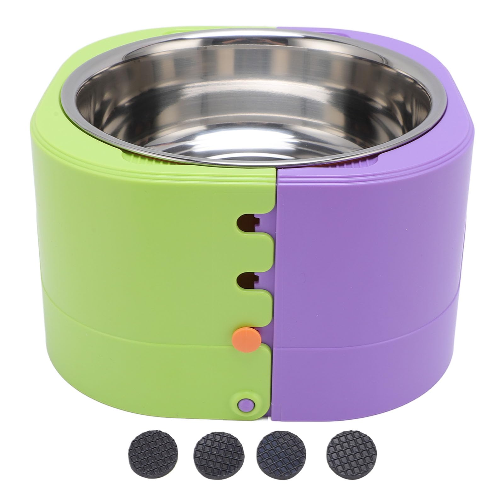 Gamelle réglable en hauteur pour animaux avec base antidérapante stable et lavable