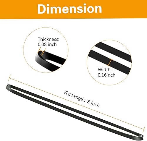 Miniatura 3 de Bandas de goma grandes, 60 bandas de goma grandes y resistentes, bandas elásticas fuertes para suministros de oficina, carpetas de archivos, botes