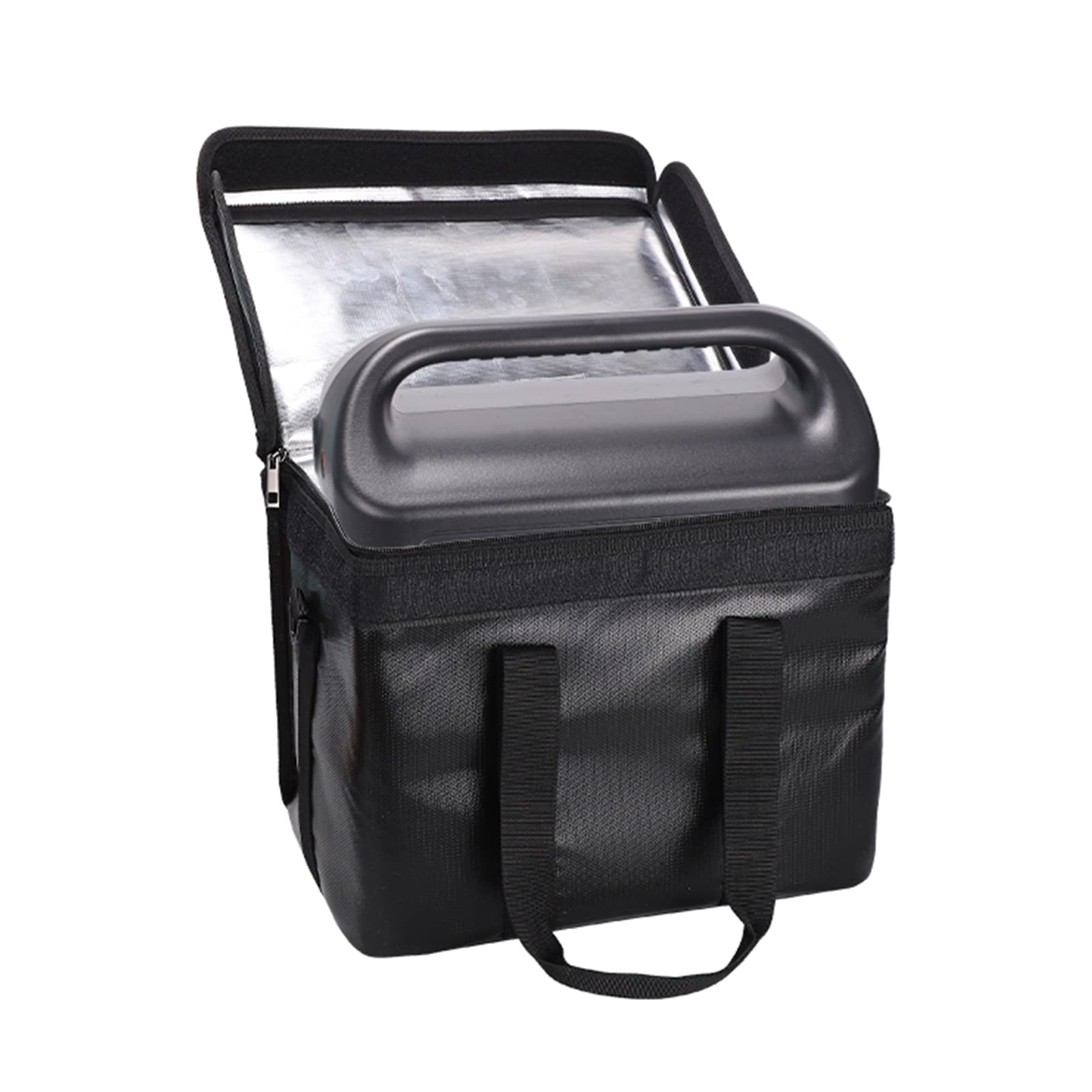 Wakects Borsa per Batteria LiPo, Portadocumenti Ignifuga, Antideflagrante con Chiusura a Cerniera e Maniglia Rinforzata, per Casa e Ufficio