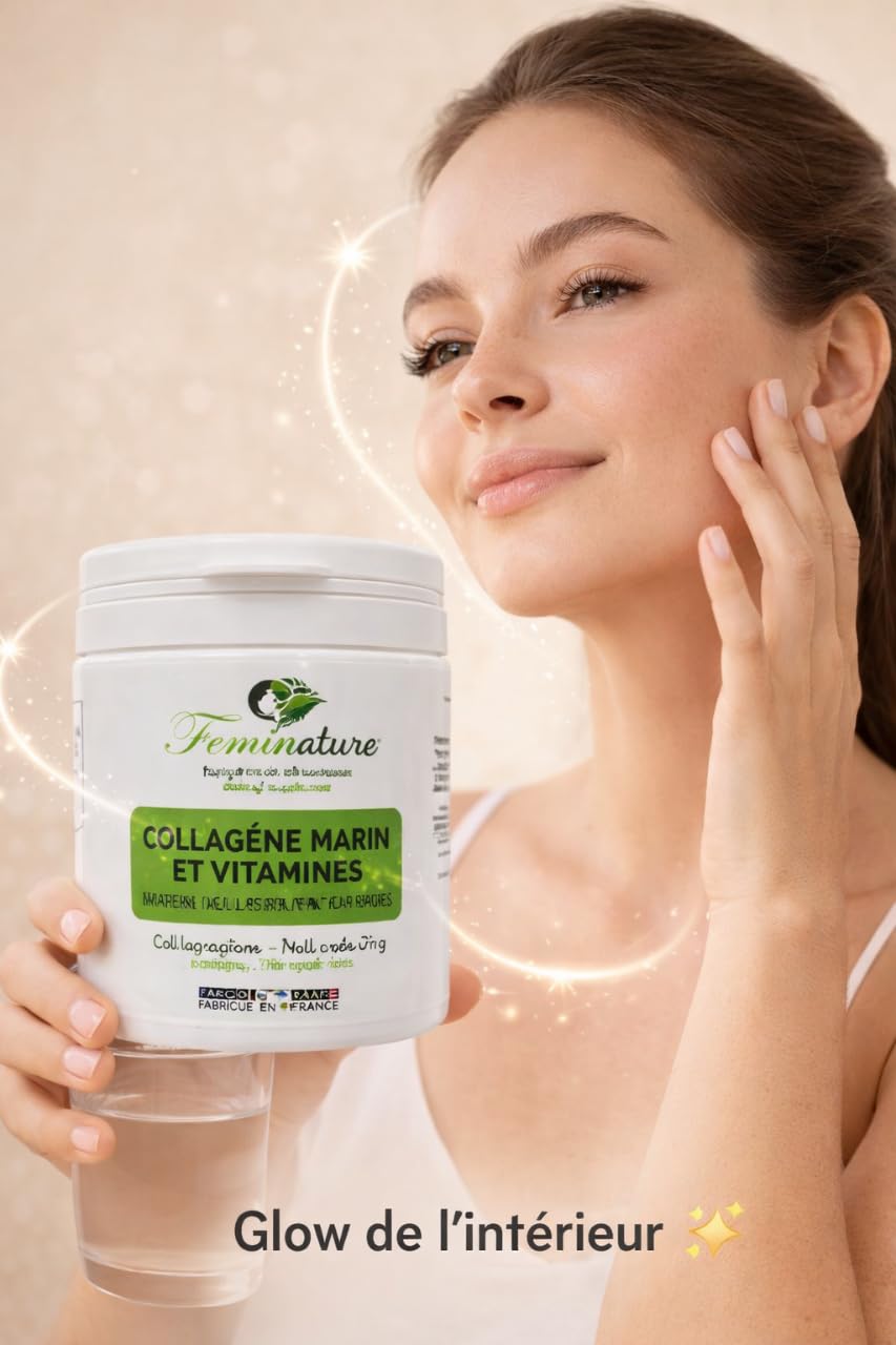 Collagène Marin En Gélules - 120 Gélules Anti-âge Pour Peau élastique Et Beau Teint