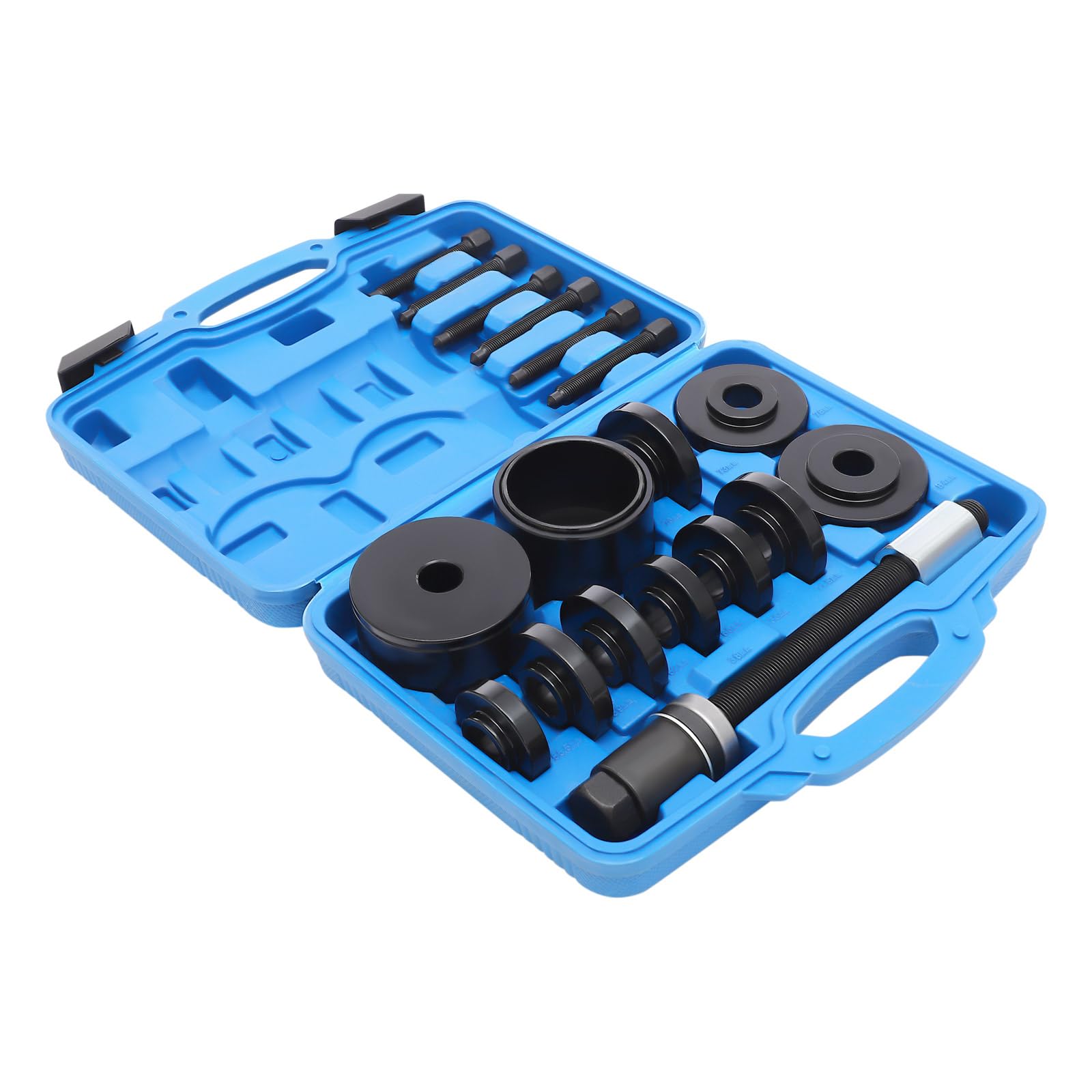 Outil de roulement de roue 21 pièces pour démonter les roulements de roue avant de roue de roue, moyeu de roue, extracteur de roulement de roue, kit d'outils de démontage