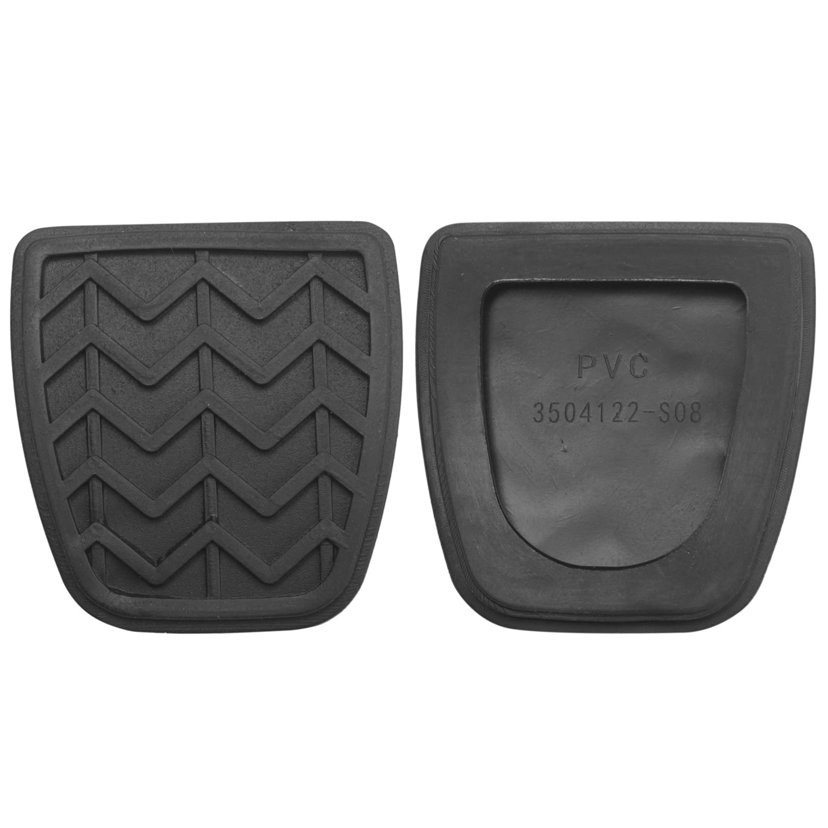 Kissmii 2 Pezzi Pedale Freno Frizione Pad nel Gomma per 31321-52010, 3132152010