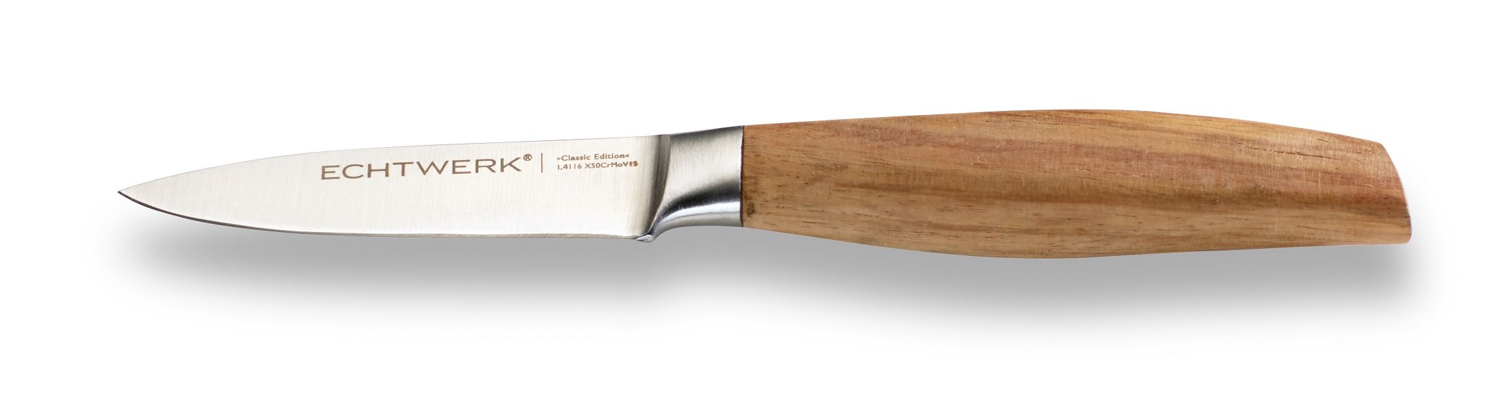 ECHTWERK Pelapatate Alta Qualità – Lama 8,8 Cm, Manico In Palissandro, Acciaio Inox, Coltello Da Cucina Speciale - 4