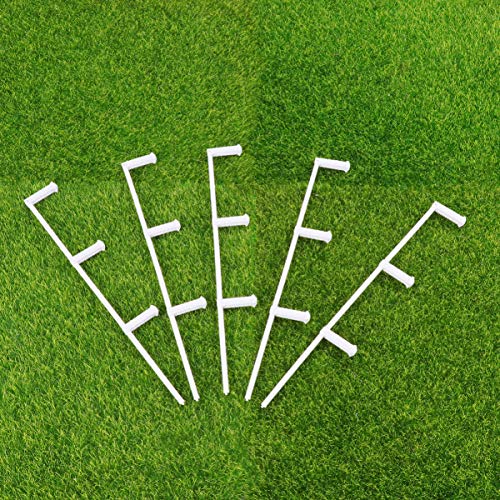 NICEXMAS Cerca de PlÃ¡stico de Jardim Decorativo Cerca de Piquete Branco Protetor Protetor de Borda