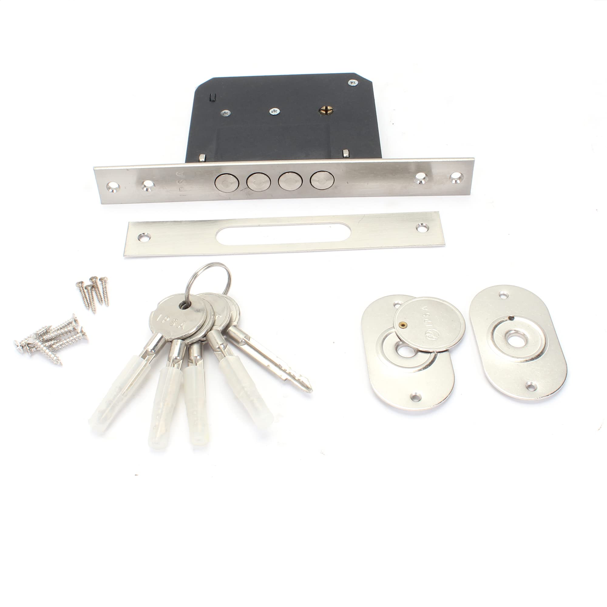 IPSA Stainless Steel Cross Key Dead Lock 4 Bolt ML20 : Amazon.in