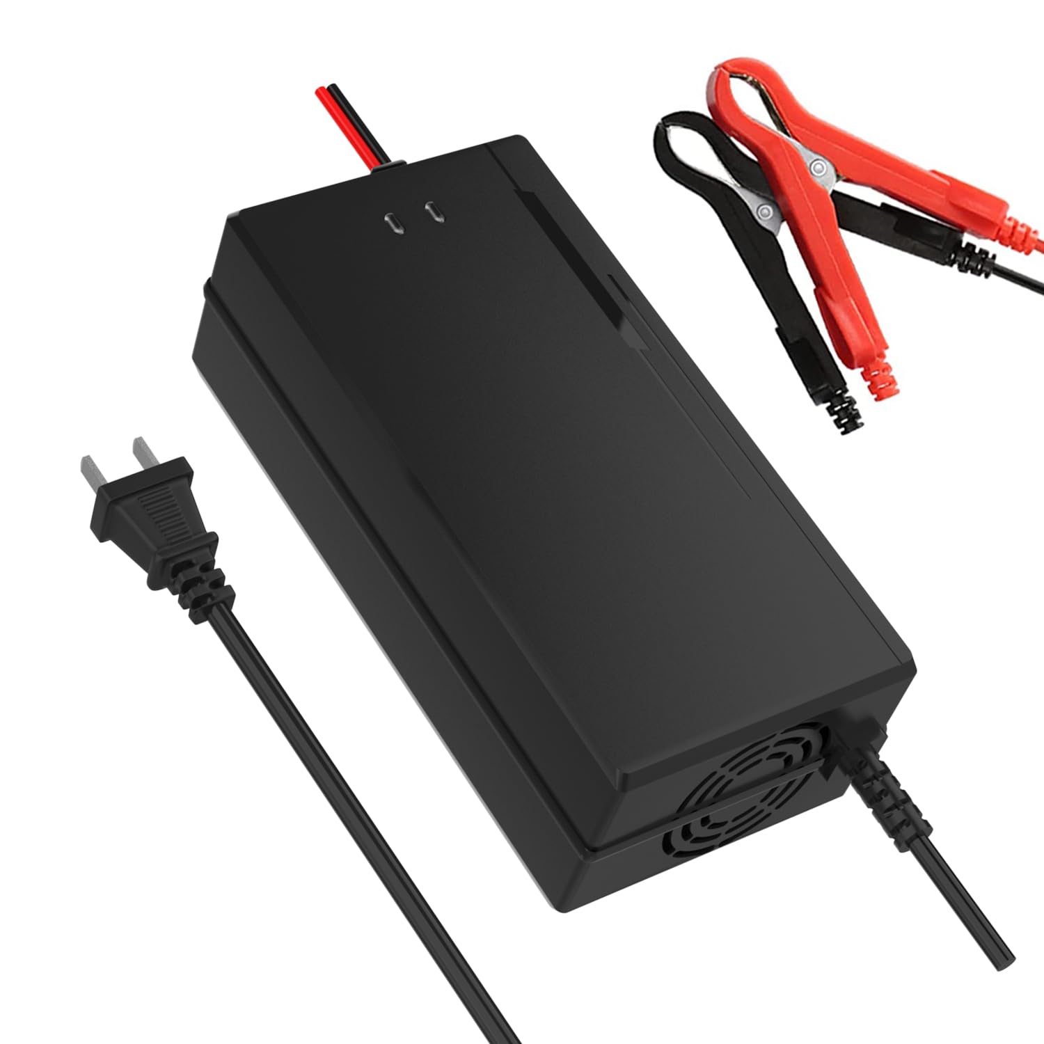 LiFePO4 Lithium 48V 10A Battery Charger for Lithium Iron Phosphate/Lifepo4 Battery, Golf Cart Battery Maintainer 48 Volt Smart Fully Automatic Trickle Charger with Deep Cycle Safety Protection