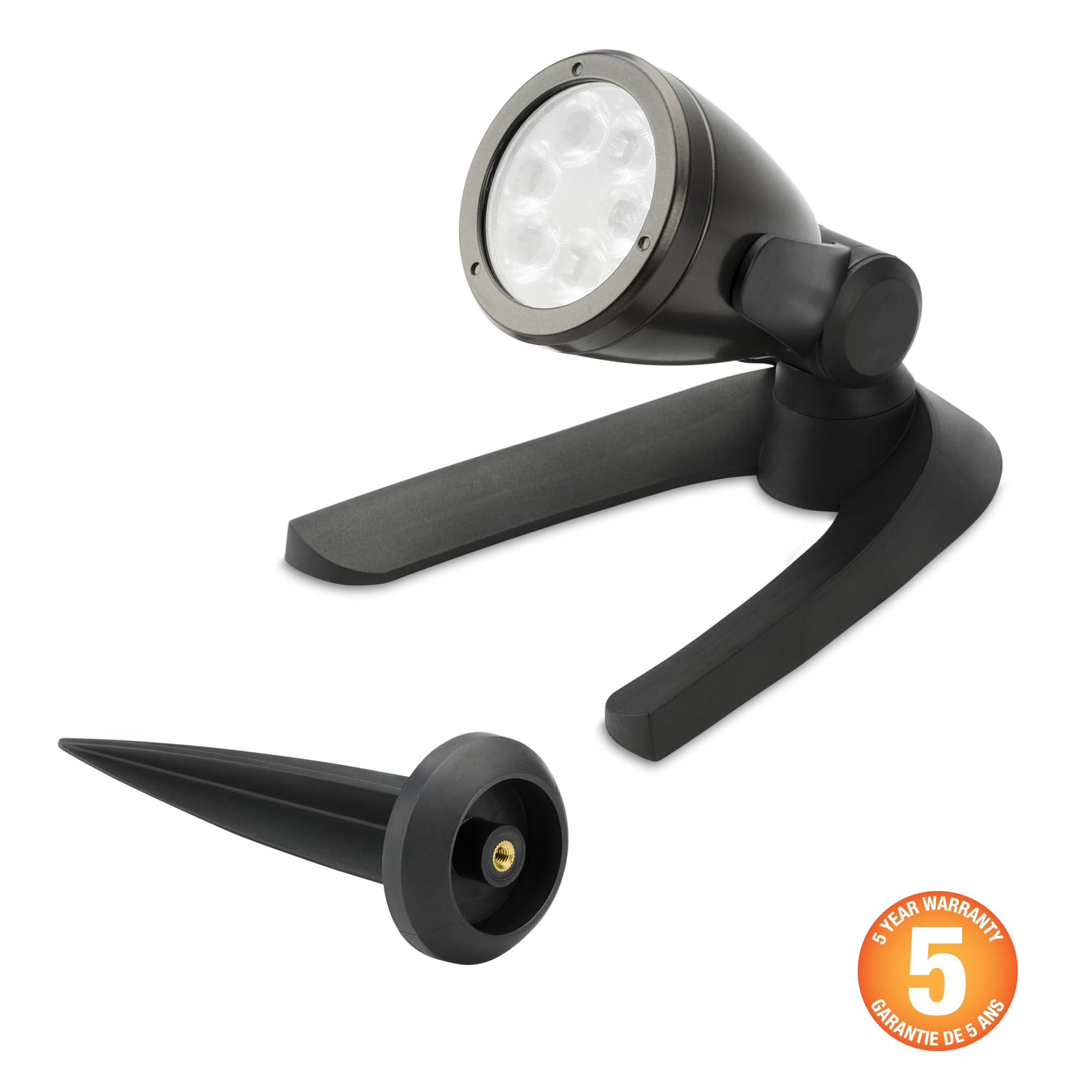Aquascape 84034 Spot LED étanche Submersible pour Bassin, Jardin, Paysage, Noir 6 W