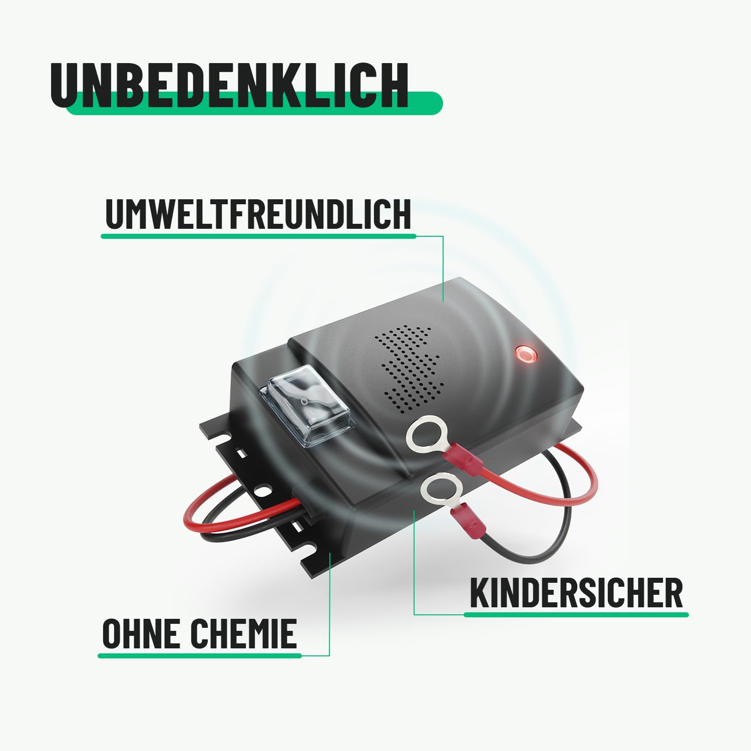 greate Zestaw do odstraszania kun – Made in Germany spray przeciw kunom 500 ml + ultradźwiękowy odstraszacz kun do samochodu z przyłączem akumulatora 12 V