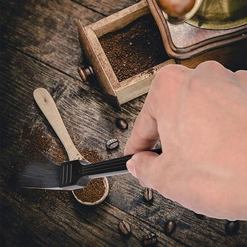 Miniatura 2 de Cepillo de limpieza para molinillo de café de 7.7 pulgadas, con mango largo, máquina de café expreso/herramienta de limpieza de máquina, accesorios