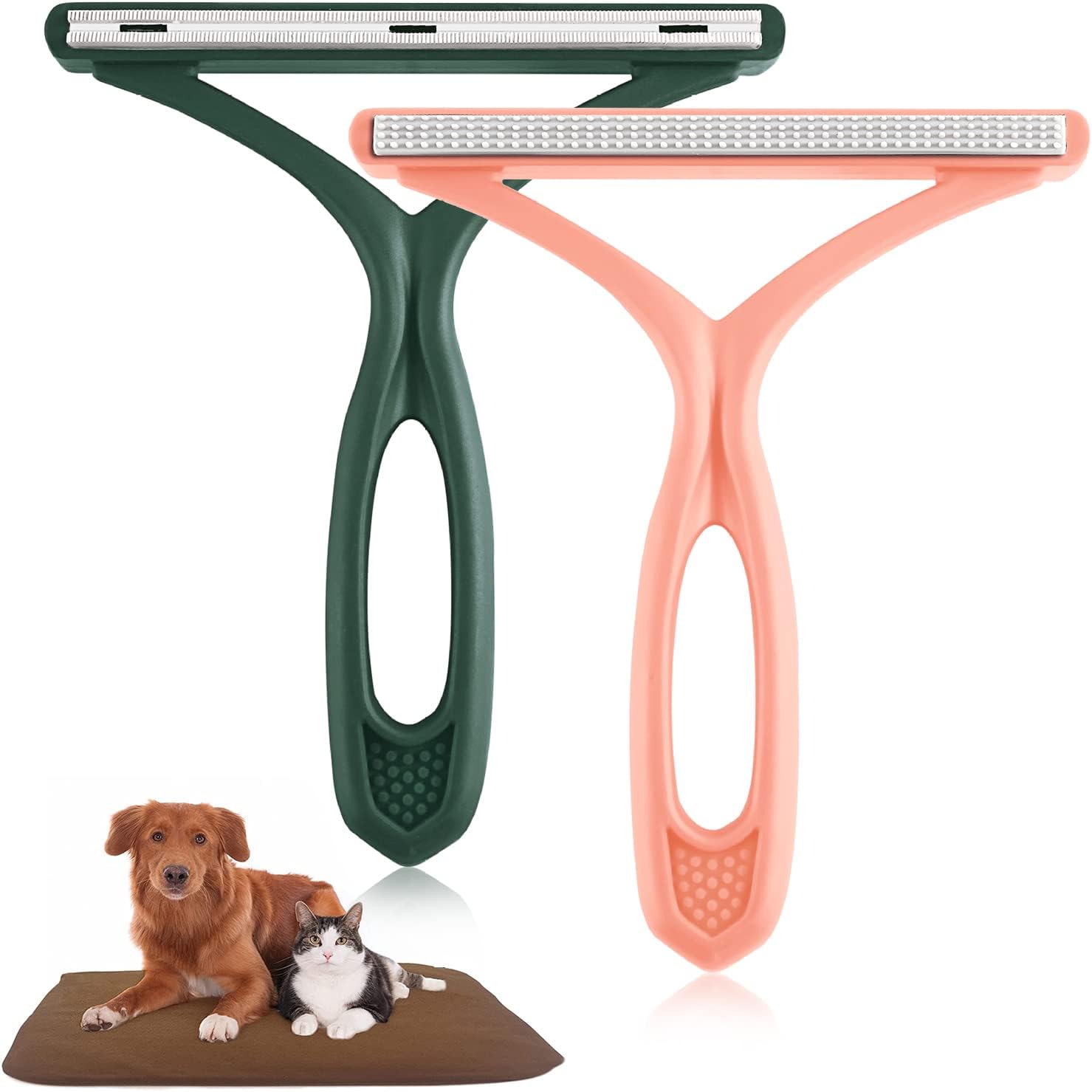 PUPPBUDD Pet Hair Remover for Couch, Carpet Scraper Fur Removal Tool
