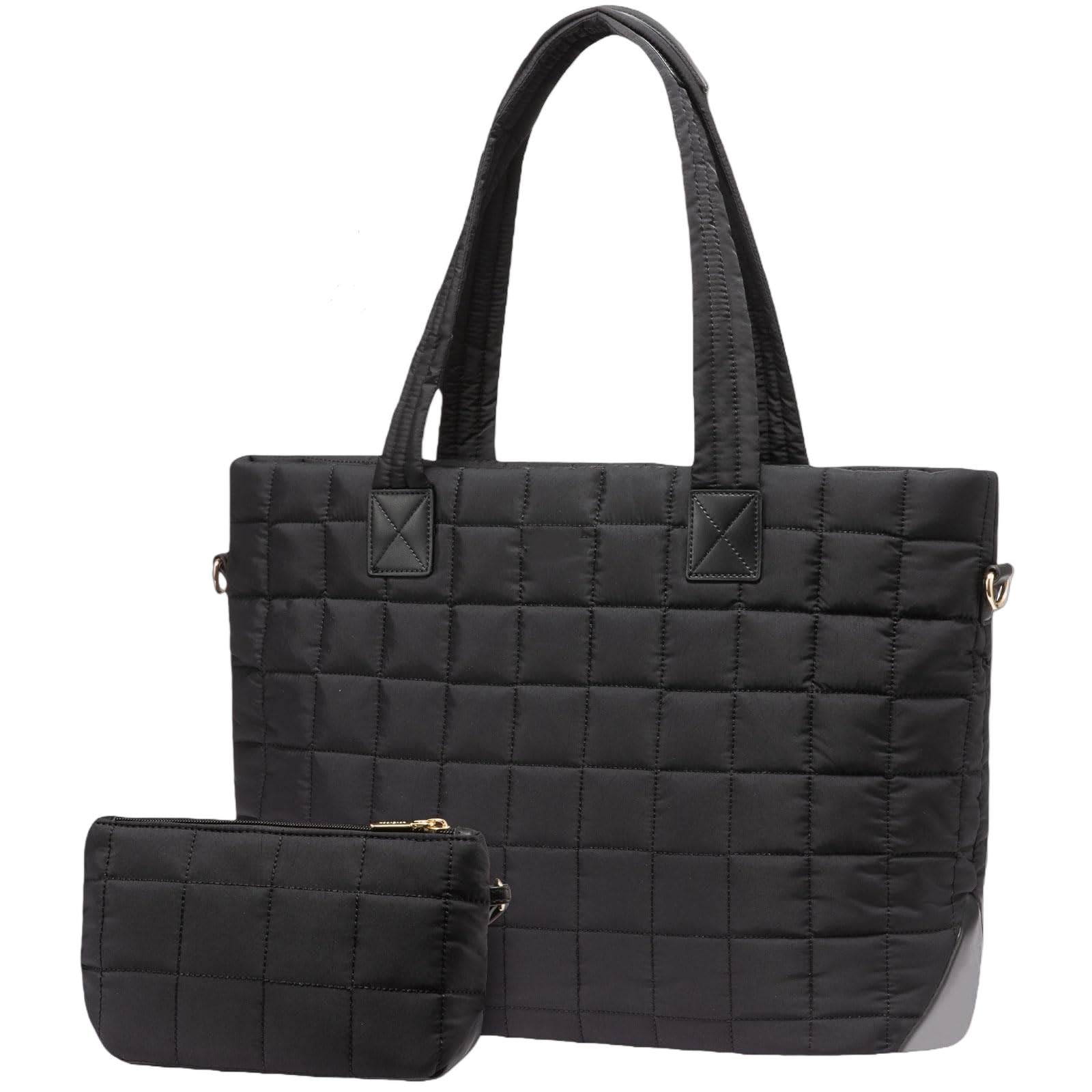 Bolso Mujer Invierno Bolsa De Poliéster Gran Capacidad con Cierre Cremallera