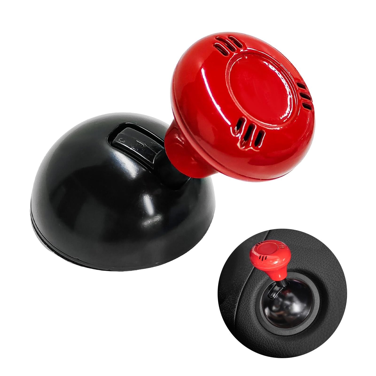 Joystick Car Push Start Button Cover, Metal Car Starter Engine Start Stop Button Joystick, Cool Automotive One-Touch Start Button Rocker, Vehicle Ignition Button Protector (Red)-image-35