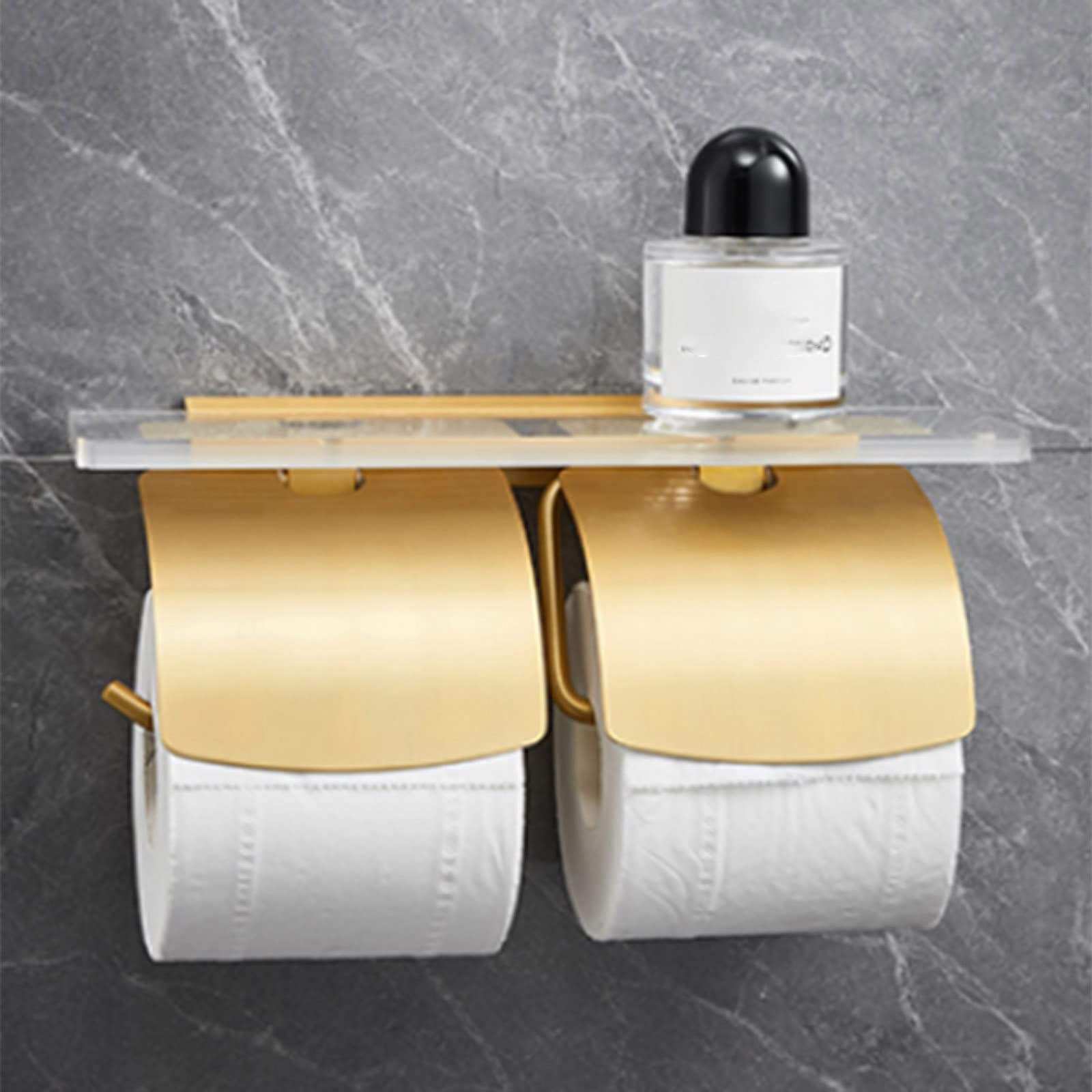 Amazon.co.jp: ペーパーホルダー トイレ 棚付きトイレット