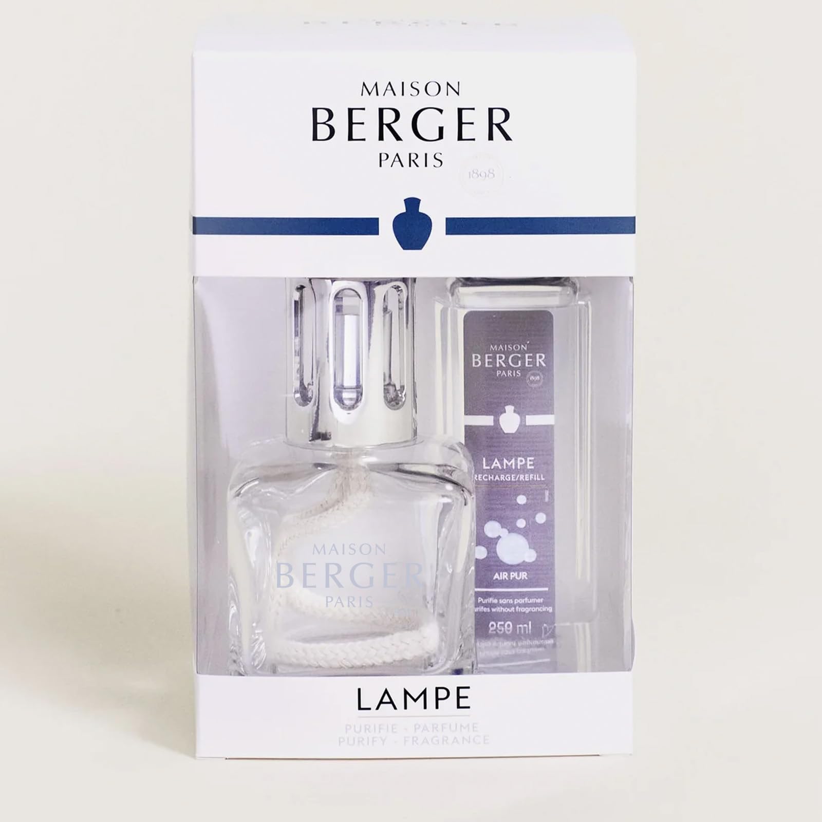 Amazon.com: MAISON BERGER Ice Cube Lampe Berger Gift Set, Clear