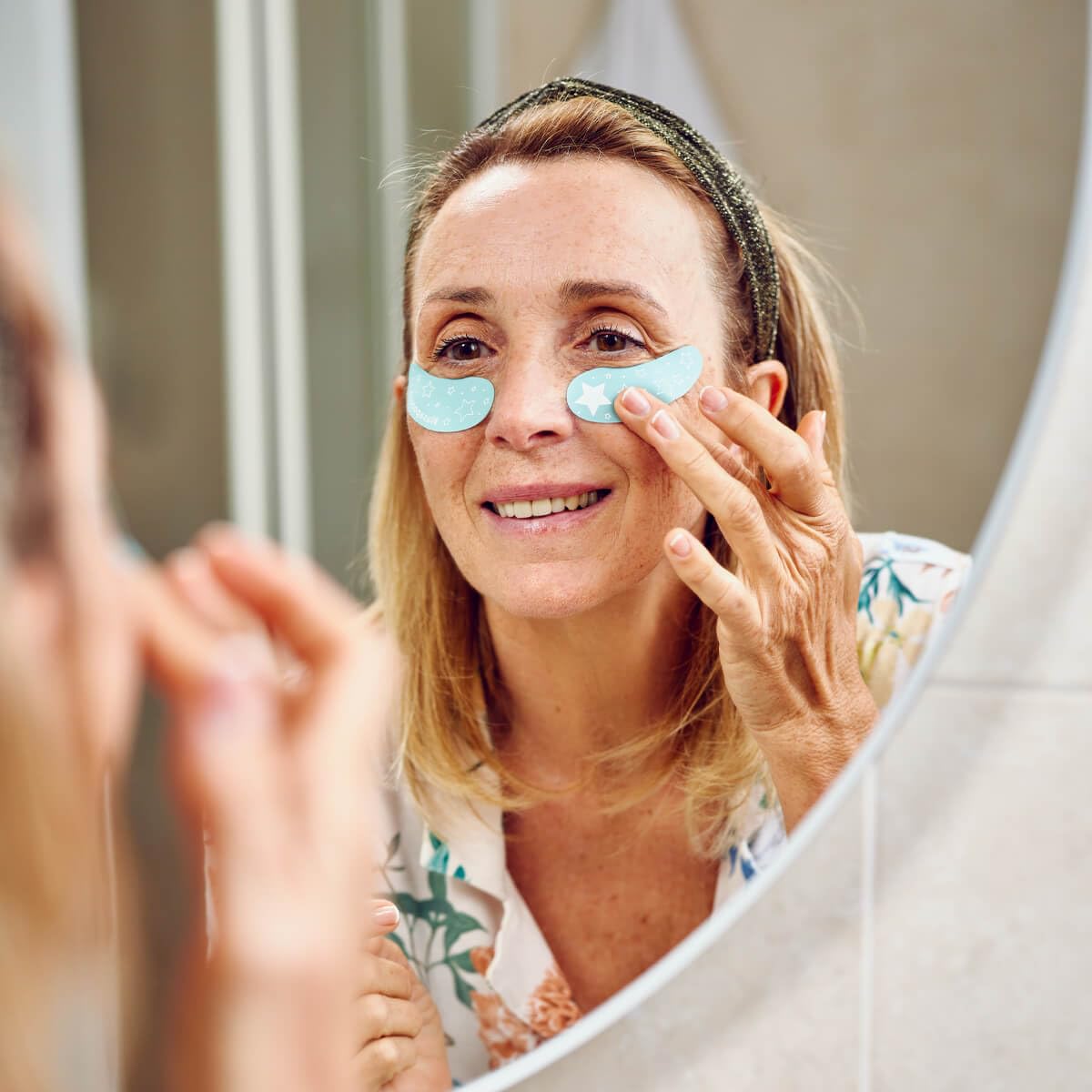La Saponaria | Patch occhi riutilizzabili Eye Star, Patch occhi riutilizzabili in silicone, Contorno Occhi Liftato e Radioso, Potenzia l'Efficacia delle Creme Contorno Occhi