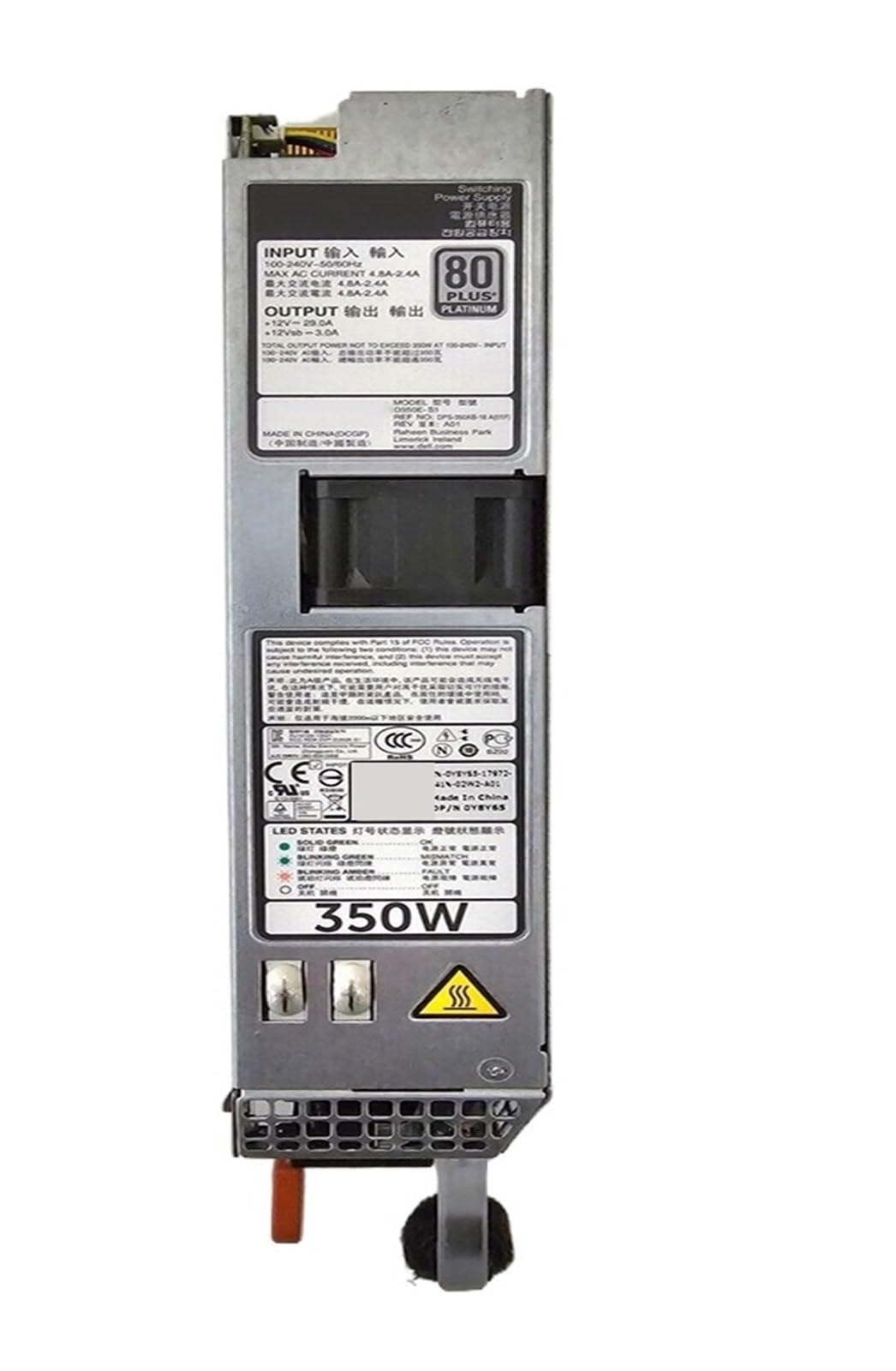 Alimentation 350 W R320 évitez les coupures de vos serveurs R420 L350E-S1 0Y8Y65