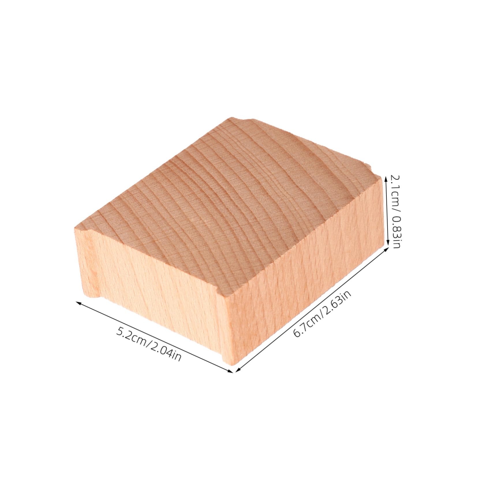 FELTECHELECTR Train Bridge Supports Wooden Track Bridge Risers for Train Sets 6 Pack