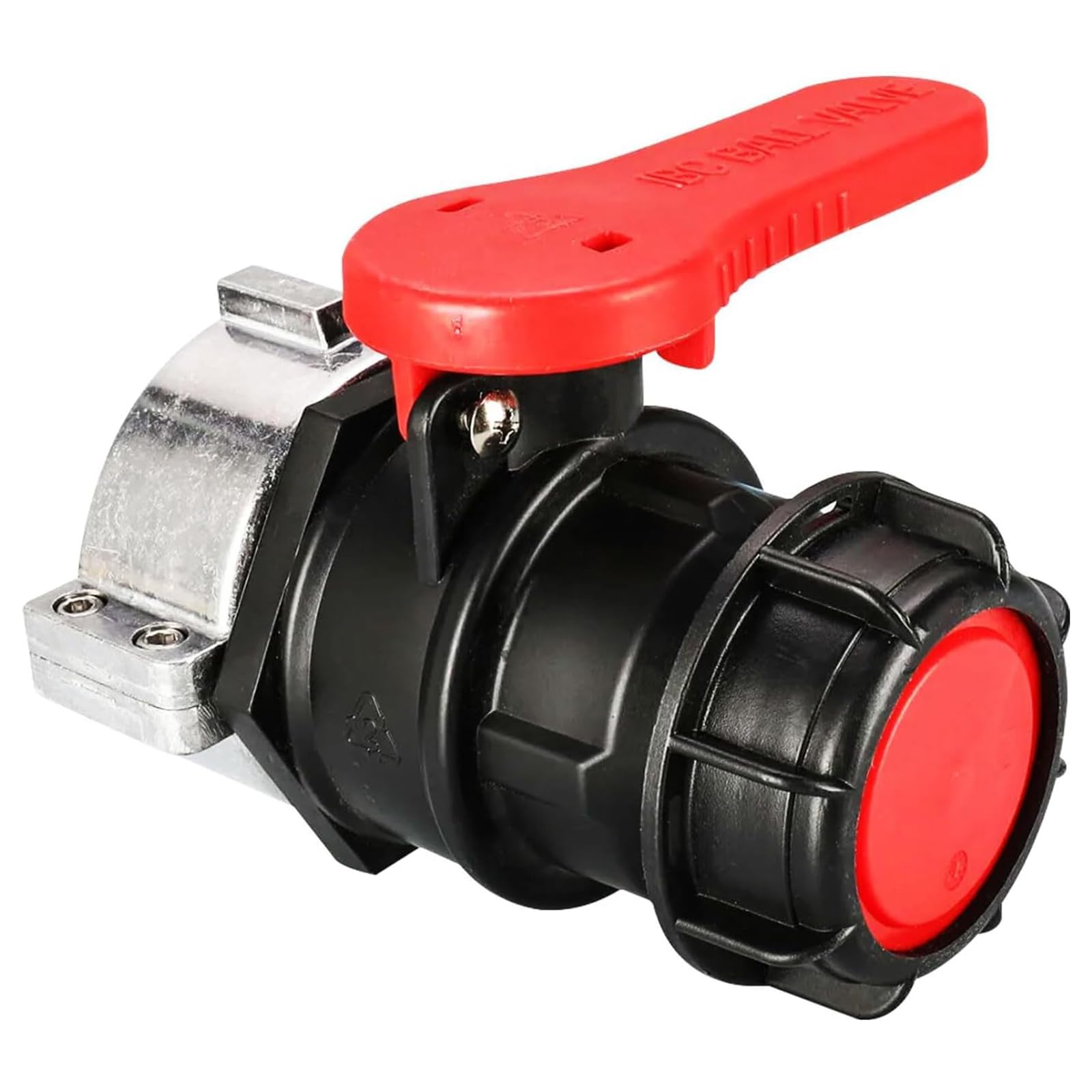Fentency Multicolor Industrial Grade 75Mm Shutoff Valves With Brass Connector Easy To Use For Rainwater Tanks Container Maintenance Ergonomic Handle Shutoff Valves