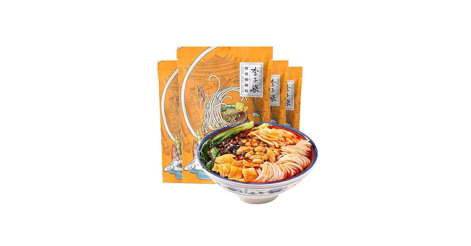 李子柒 螺蛳粉 螺狮粉 螺丝粉 ルオスーフェン10袋 李子柒 螺蛳粉 螺狮粉 螺丝粉 ルオスーフェン10袋
