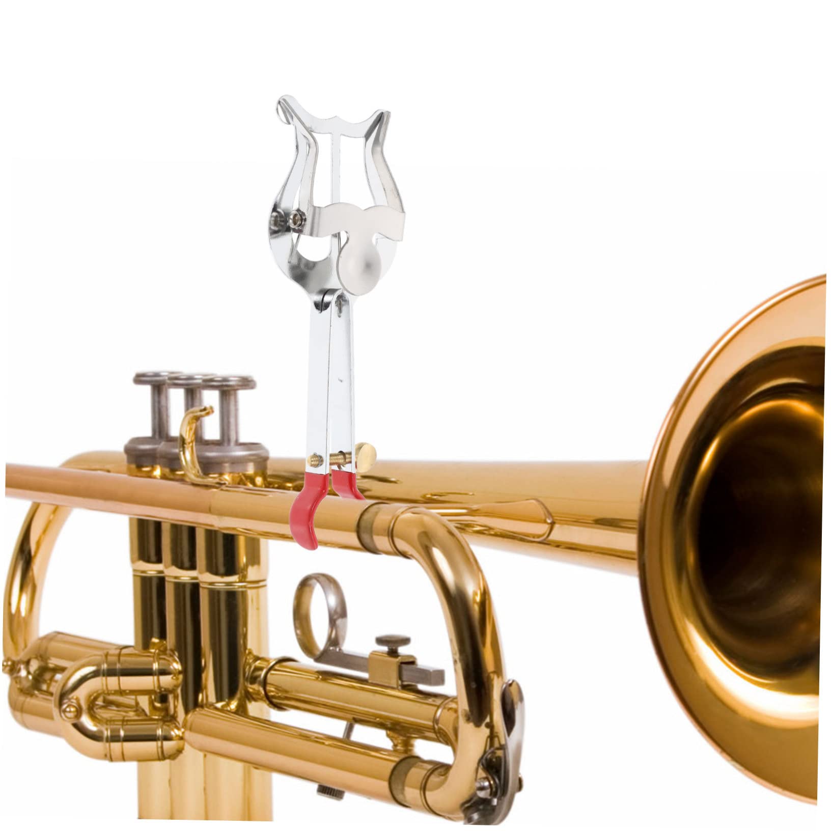 ibasenice 5stücke Praktischer Notenclip Für Trompete Stabiler Musiknotenhalter Silber Für Musiker Schüler Und Instrumentalspieler Perfektes Zubehör Für Marschmusik
