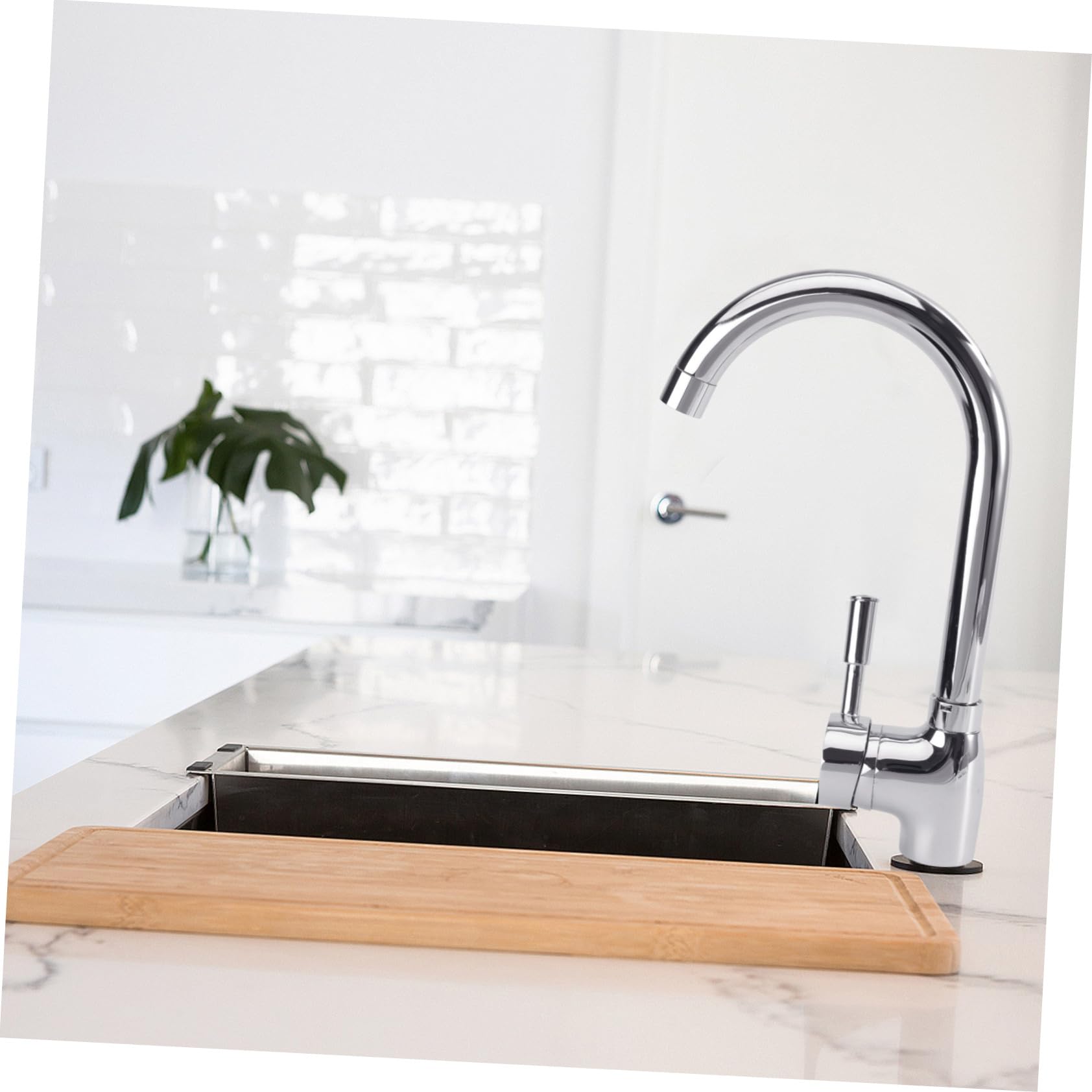 HEMOTON Robinet De Cuisine Pivotant Et Élégant Avec Douchette Extractible Mitigeur De Cuisine Mitigeur De Douchette À Jet Deau Chaude Disque En Céramique Robuste Installation Facile
