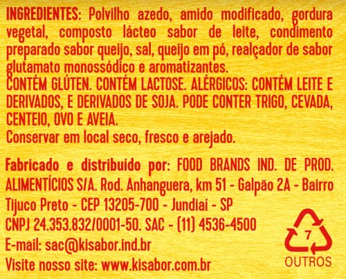 KiSabor Mistura Para Pão De Queijo Kisabor 250 Gramas