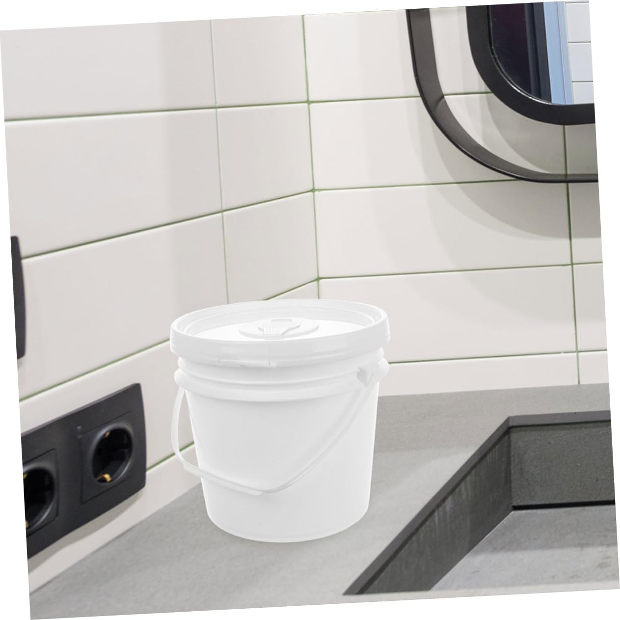 PACKOVE Boîtes Distributrices de Lingettes Humides Grosse Capacité Lot de 2 en Plastique Blanc Matériau Sûr, pour Voiture et Salle de Bain