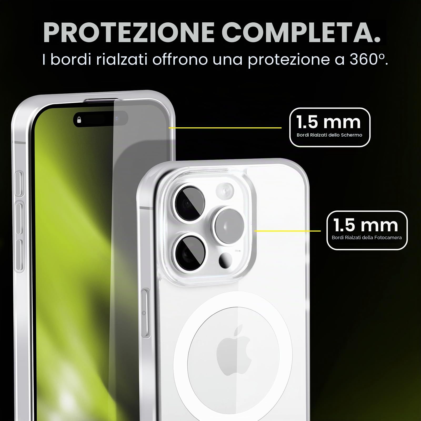 Head Case Designs Licenza Ufficiale Billie Eilish Blohsh Arte Chiave Custodia in Gel [Protezione di Grado Militare] Compatibile con Apple iPhone 14 PRO E Compatibile con MagSafe