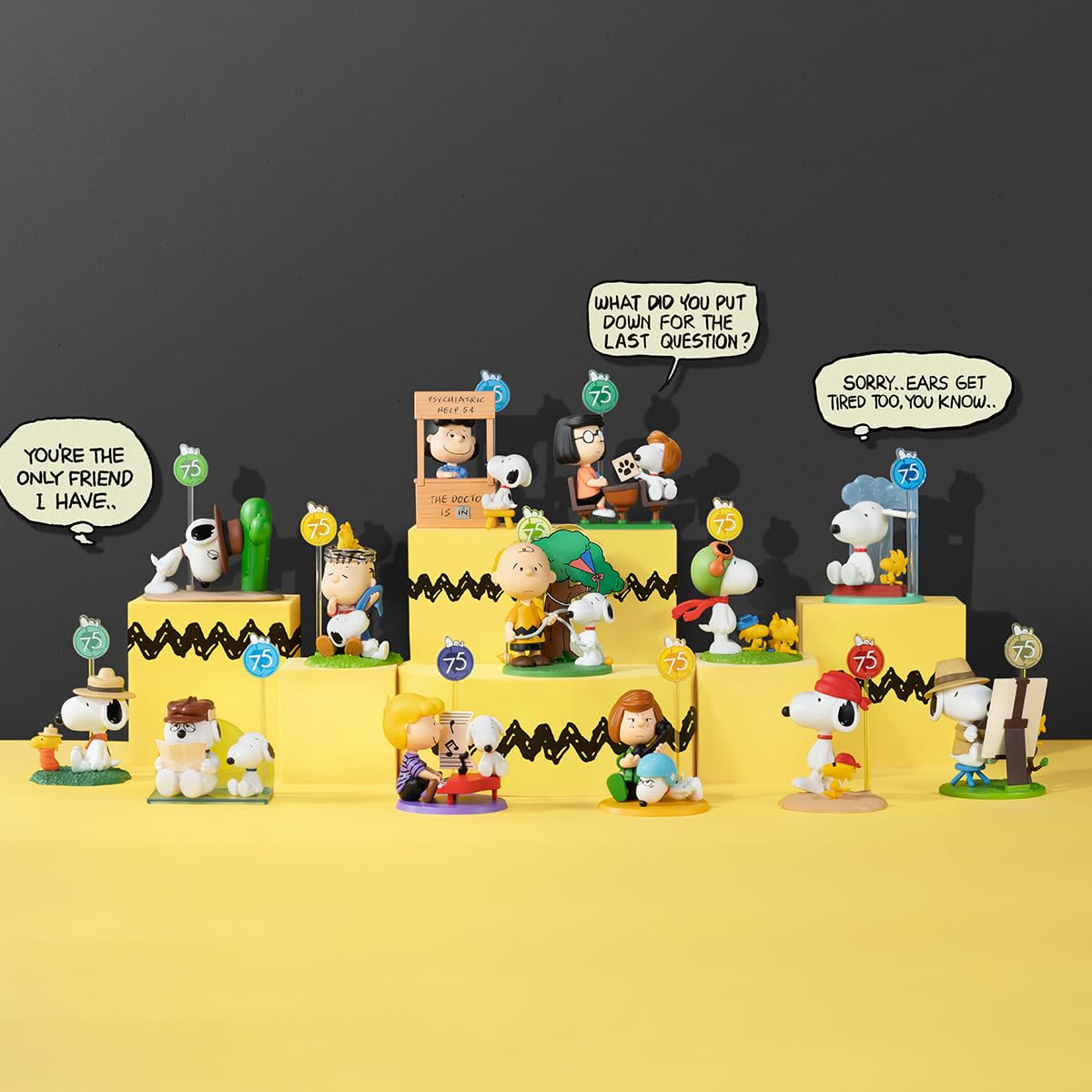 Peanut75thAnniversary スヌーピーコミックスライフ　シリーズ Amazon | POP MART Peanuts 75th Anniversary スヌーピー