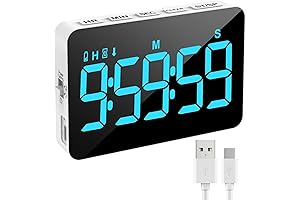 Rechargeable Digital Desk Stopwatch for Time Management