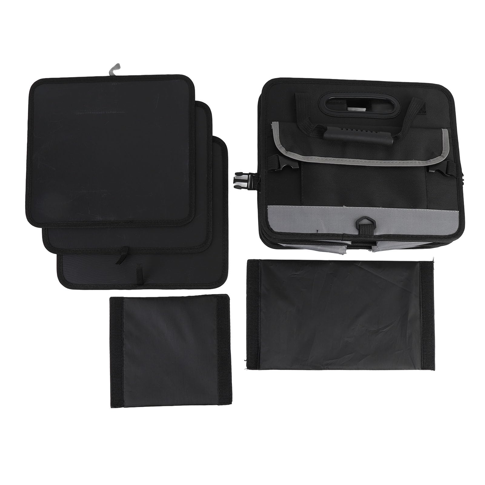 Cryfokt Pudełko do Przechowywania w Bagażniku Samochodu 95L Wodoodporny Przenośny Składany Organizer do Podróży Camping 35,43x13,78x11,81 Cala