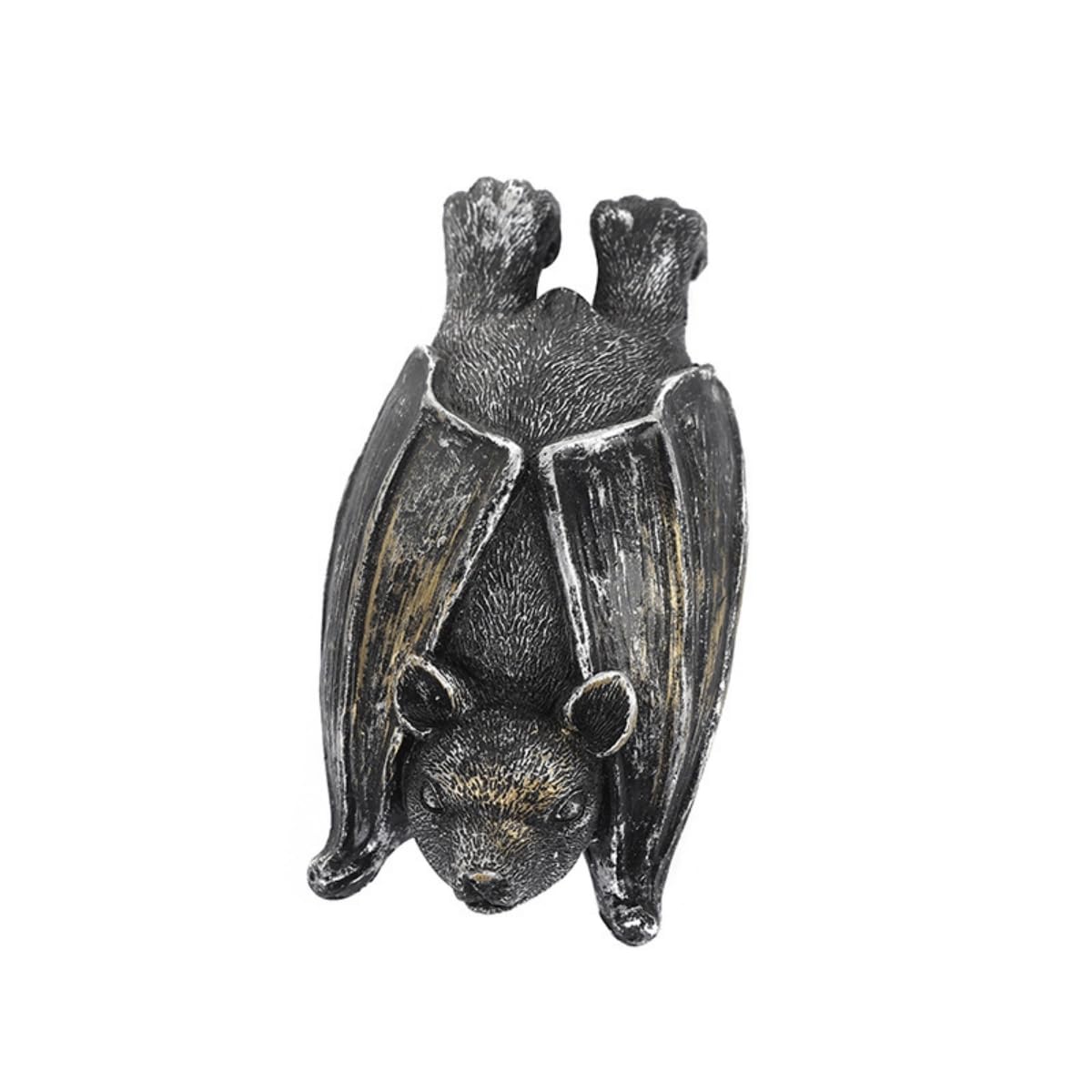 Hollylife Halloween Hanging Bat Statue Bat Shaped Flower Pot Ornament Garden Decoration Bat Pendant Resin Crafts Outdoor Animal Bat Plants Pot Vase Decoration Hanger Home Office Decoration - Image 2