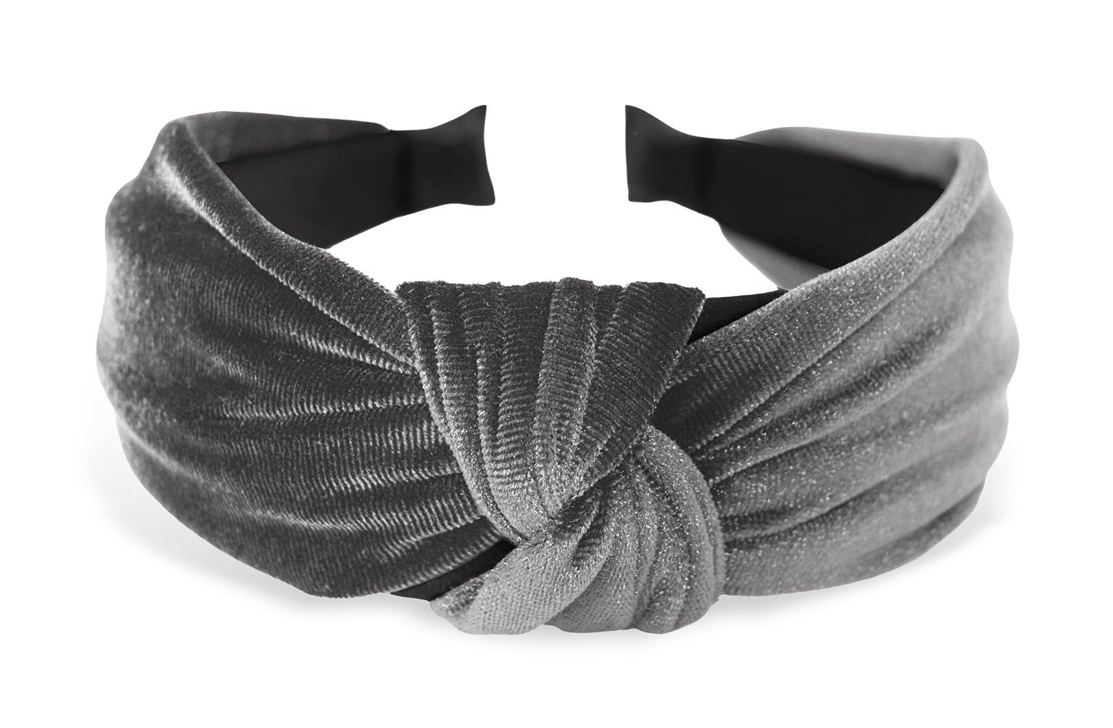 AXY DESIGN Haarreif mit Knoten Haarreif aus Samt Grau HR35S