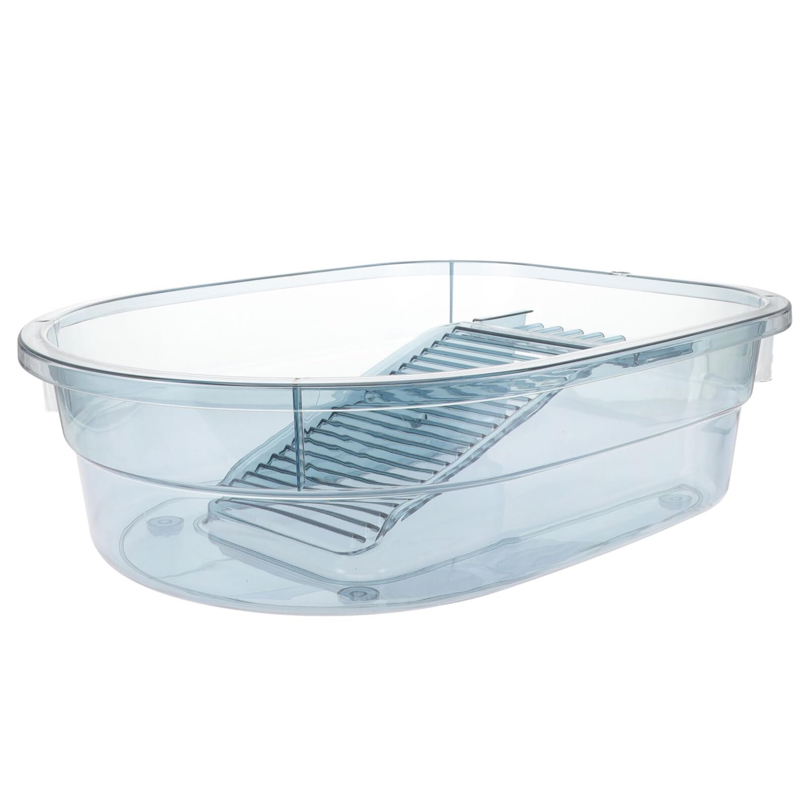 LIFKOME Vaschetta per Lavare i Panni in Plastica Pp con Asse da Lavare Integrato, Facile da Trasportare da Riporre, per Lavanderia Domestica e Dormitorio