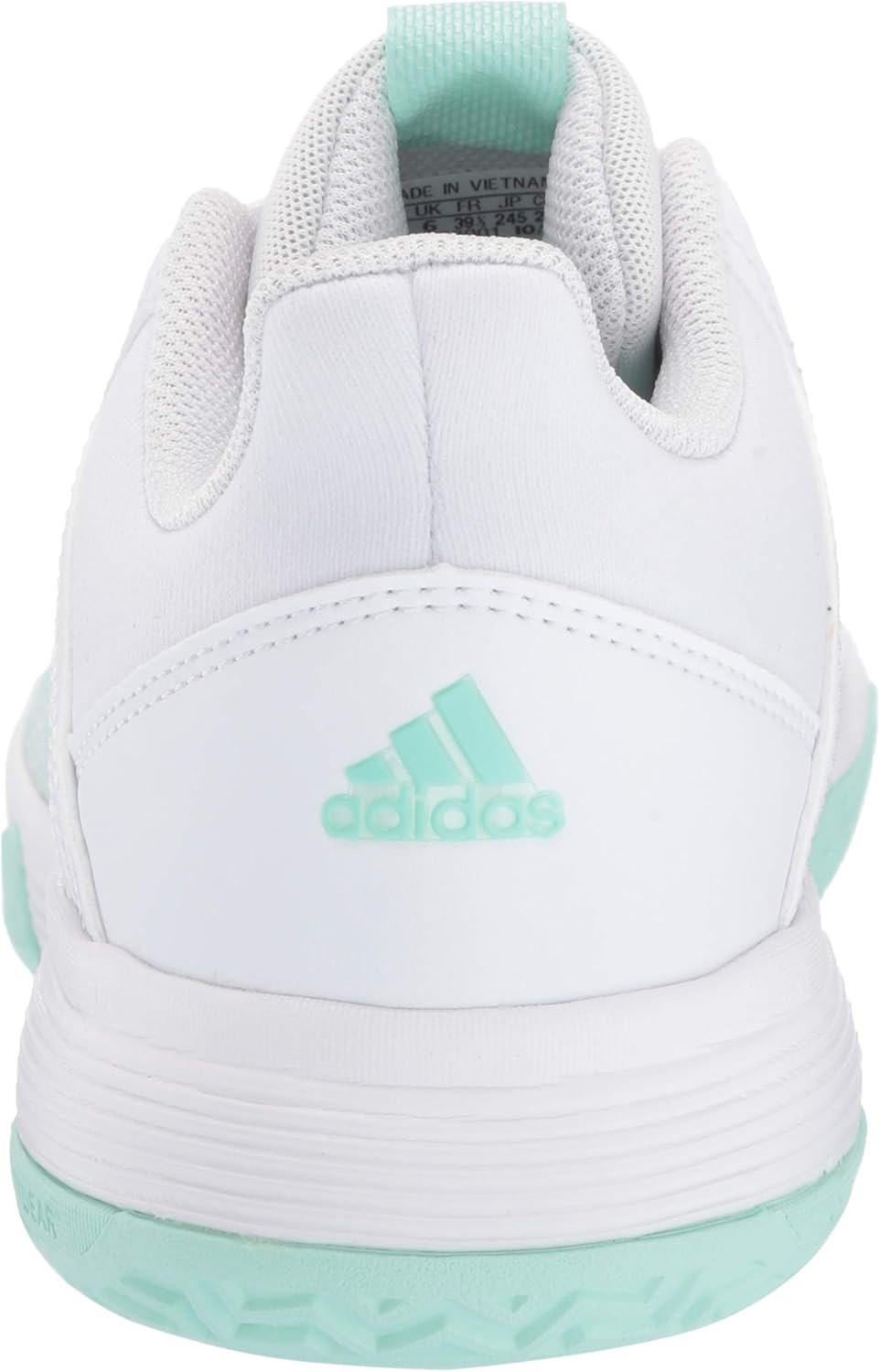 adidas Originals Women's Gymnastics Shoe 6 White/White/Clear Mint