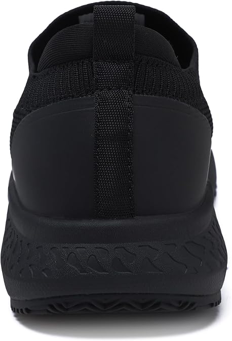 Men's Non Slip Work Shoes Restaurant Waterproof Chef Shoe for Kitchen Hospital Slip-Resistant Air Cushion Sneakers with Easy-Clean Modern Design Breathable Lightweight
