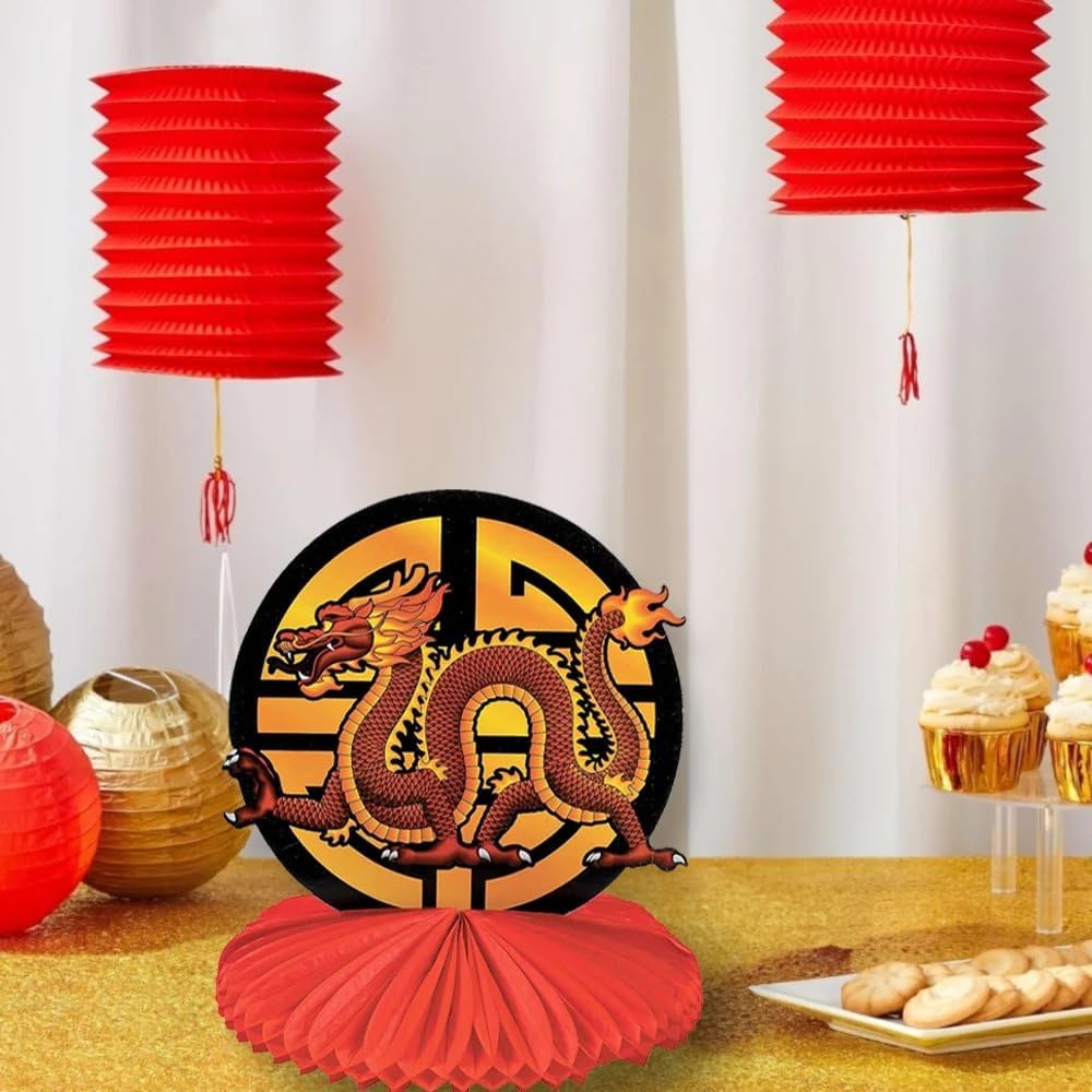 Fun Express Chinese New Year Dragon Centerpiece - Party Decor