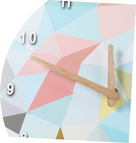 Miniatura 6 de Garneck 4pcs Clock Wall Clock Home Decor Household Decor 3D Wall Clock Interior Decor Hanging Wall Clock Round time Clock Clocks for Bedroom Kitchen