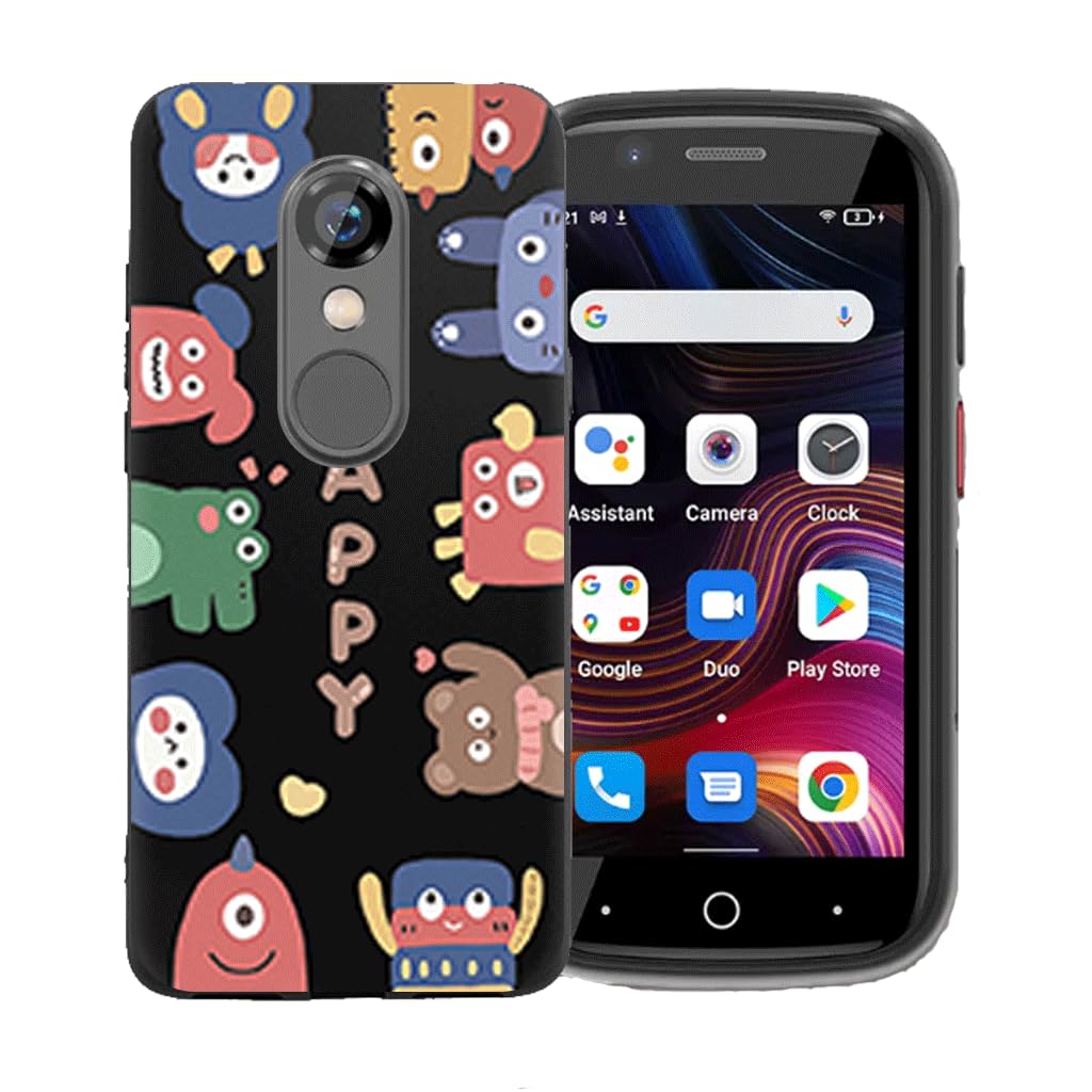 TPU Cover for Unihertz Jelly 2, Flexible Silicone Slim fit Soft Shell Cute Back Case Bumper Rubber Protective Case for Unihertz Jelly 2 - OOYLLM48