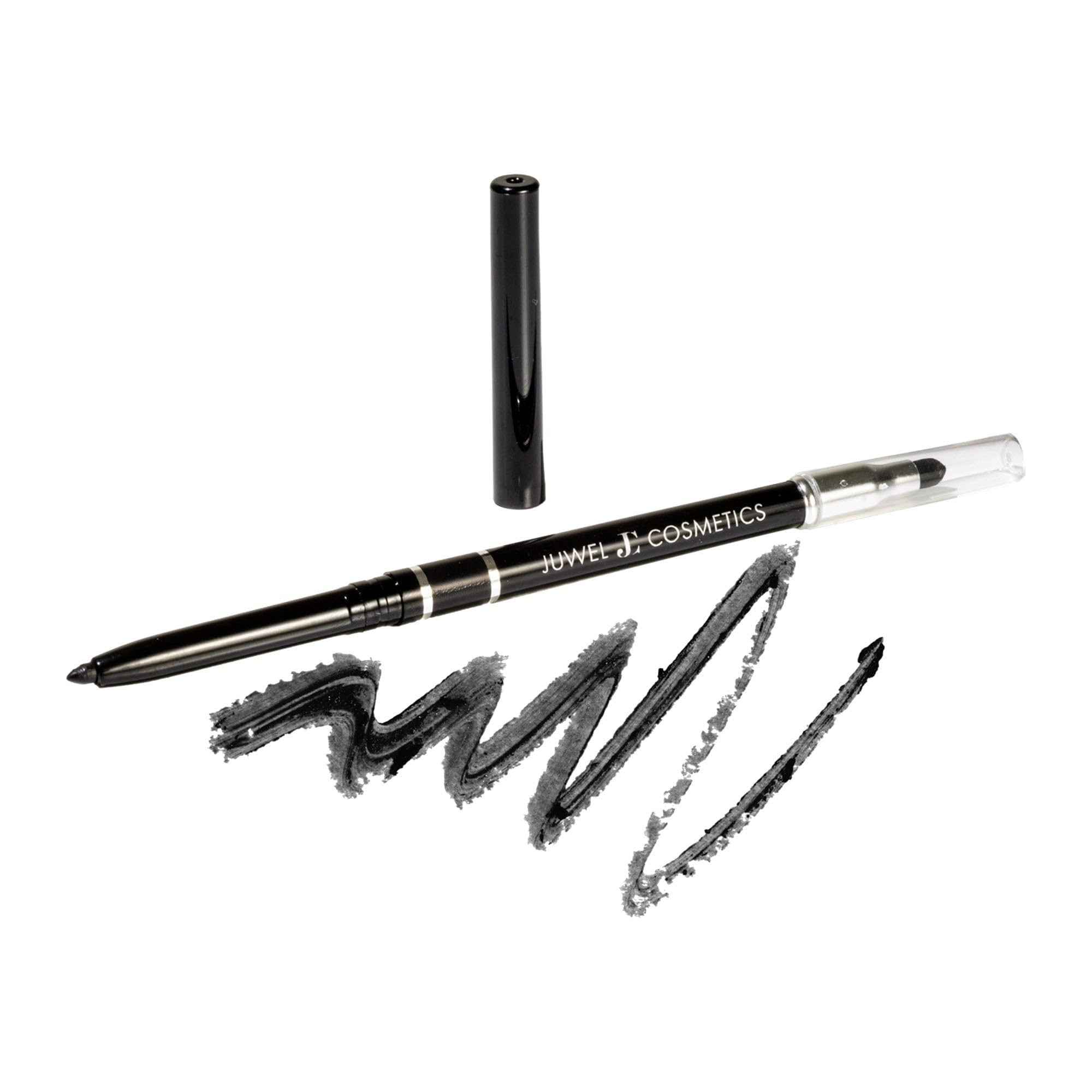 Juwel Cosmetics Retractable Eyeliner, Smudge Proof Waterproof Formula,Black | Smooth, cre…