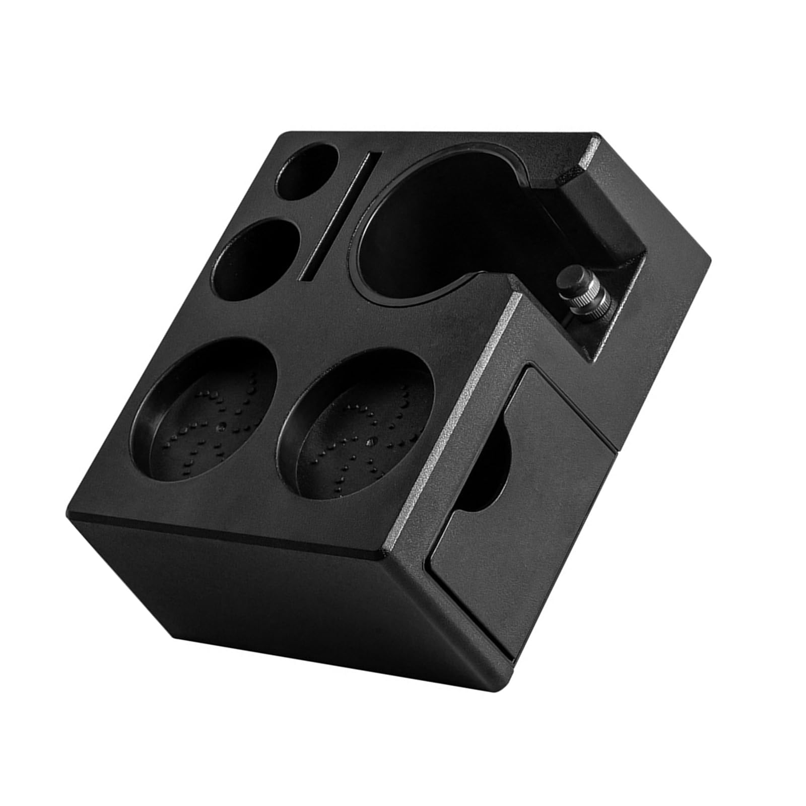 Jazuaiao Multifuntional Tamper Station Practical Tamping Station ABS Texture Coffee Tool Suitable for Coffee Tool Storage Organizers